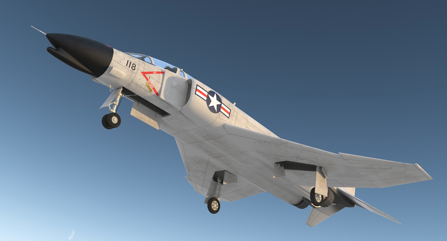 F 4 Phantom II US Navy 2 3D model