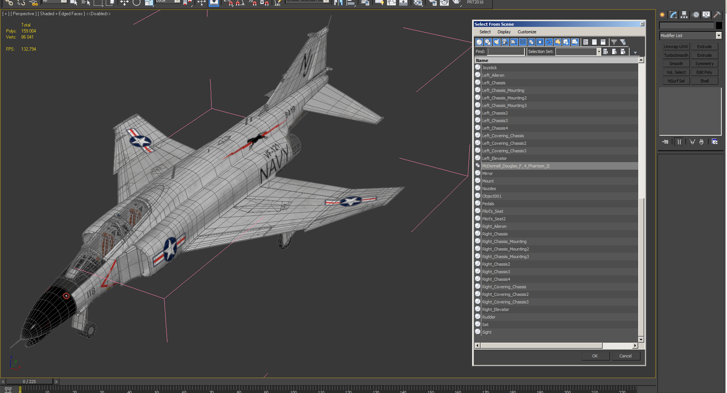 F 4 Phantom II US Navy 2 3D model