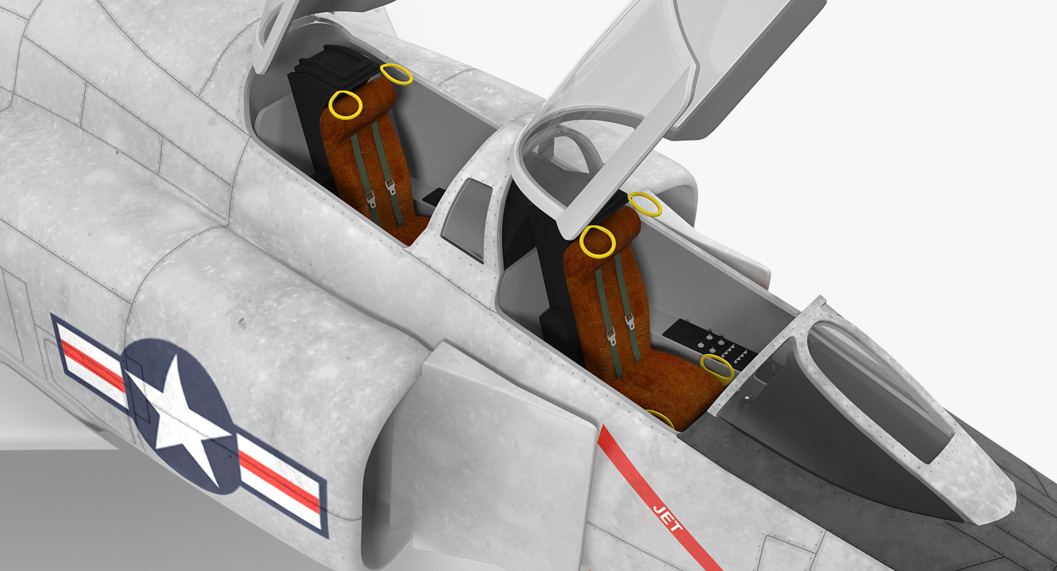F 4 Phantom II US Navy 2 3D model