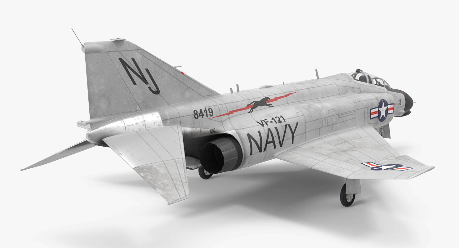 F 4 Phantom II US Navy 2 3D model