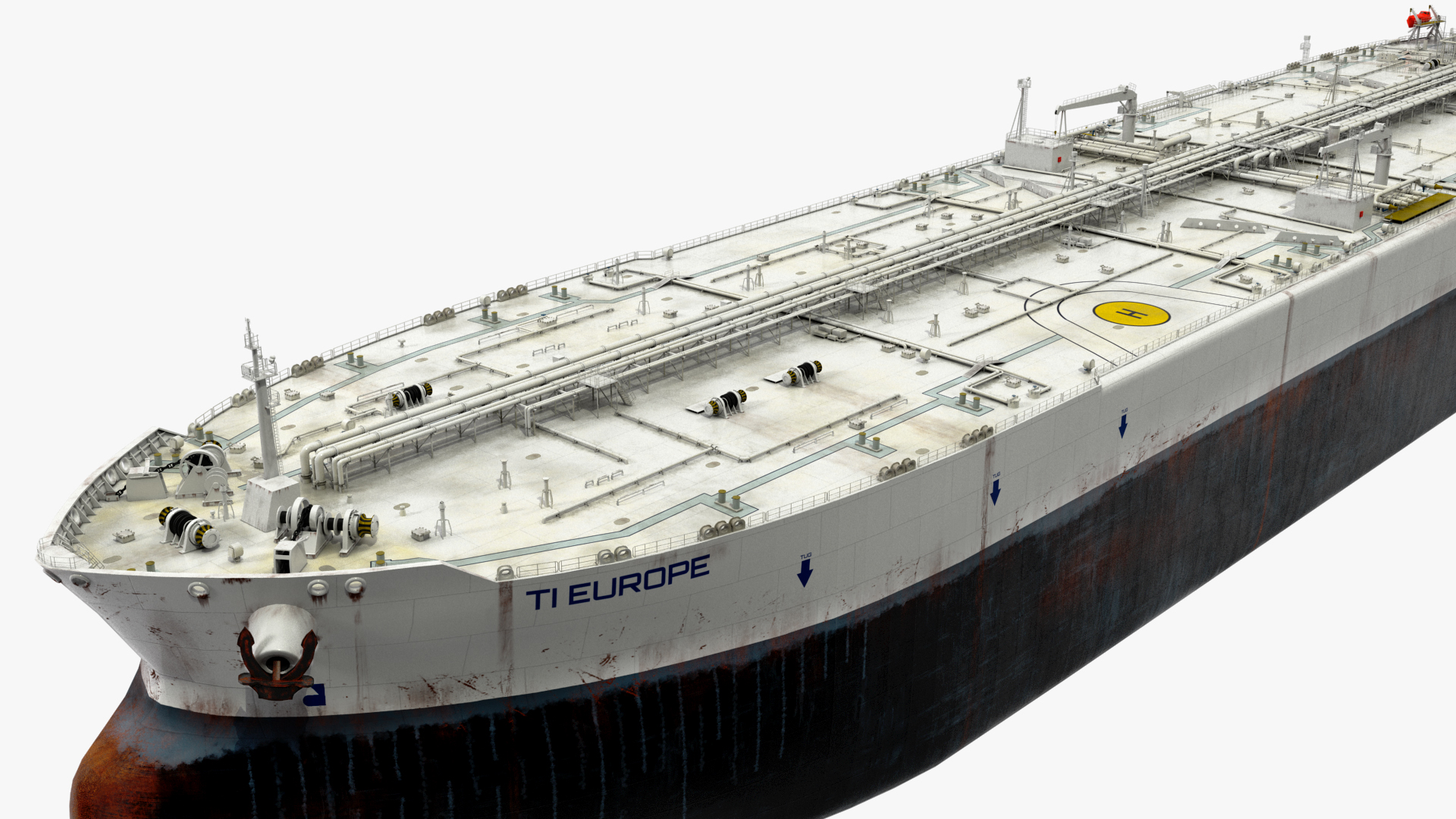 TI Europe Class Supertanker 3D