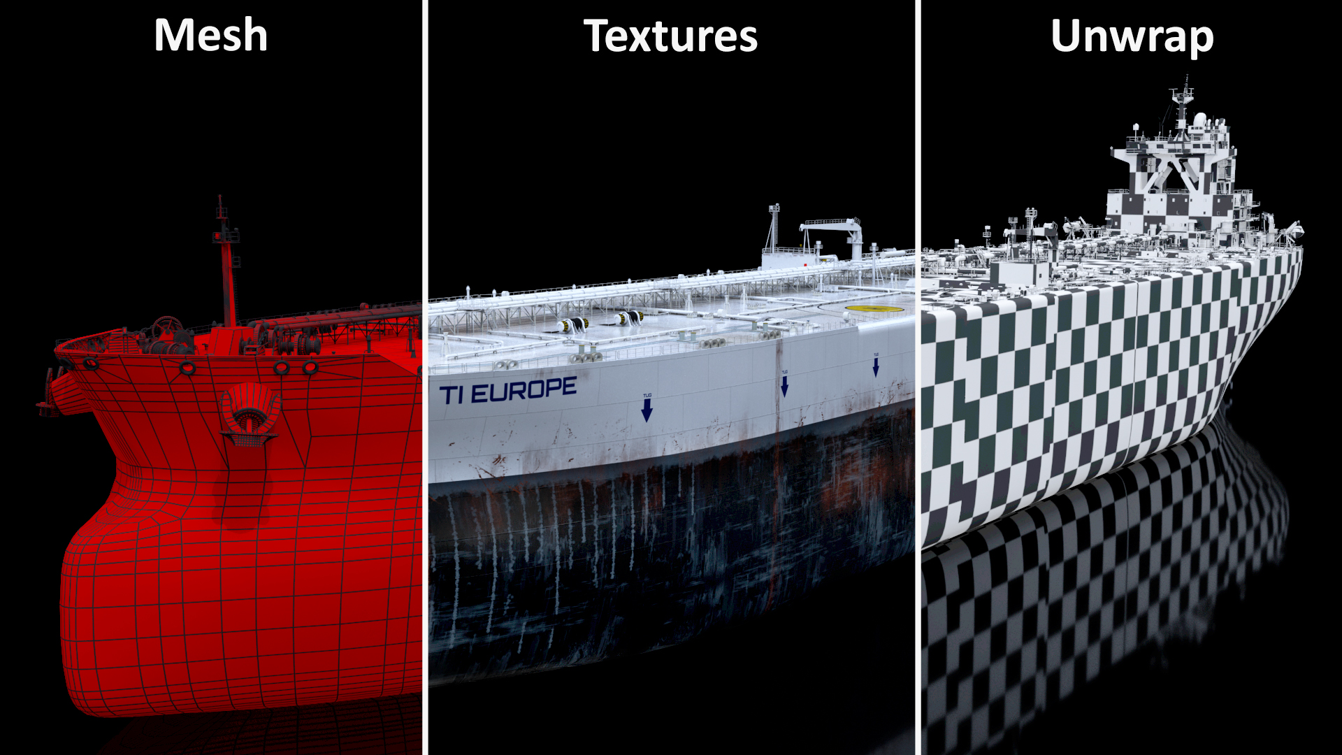 TI Europe Class Supertanker 3D