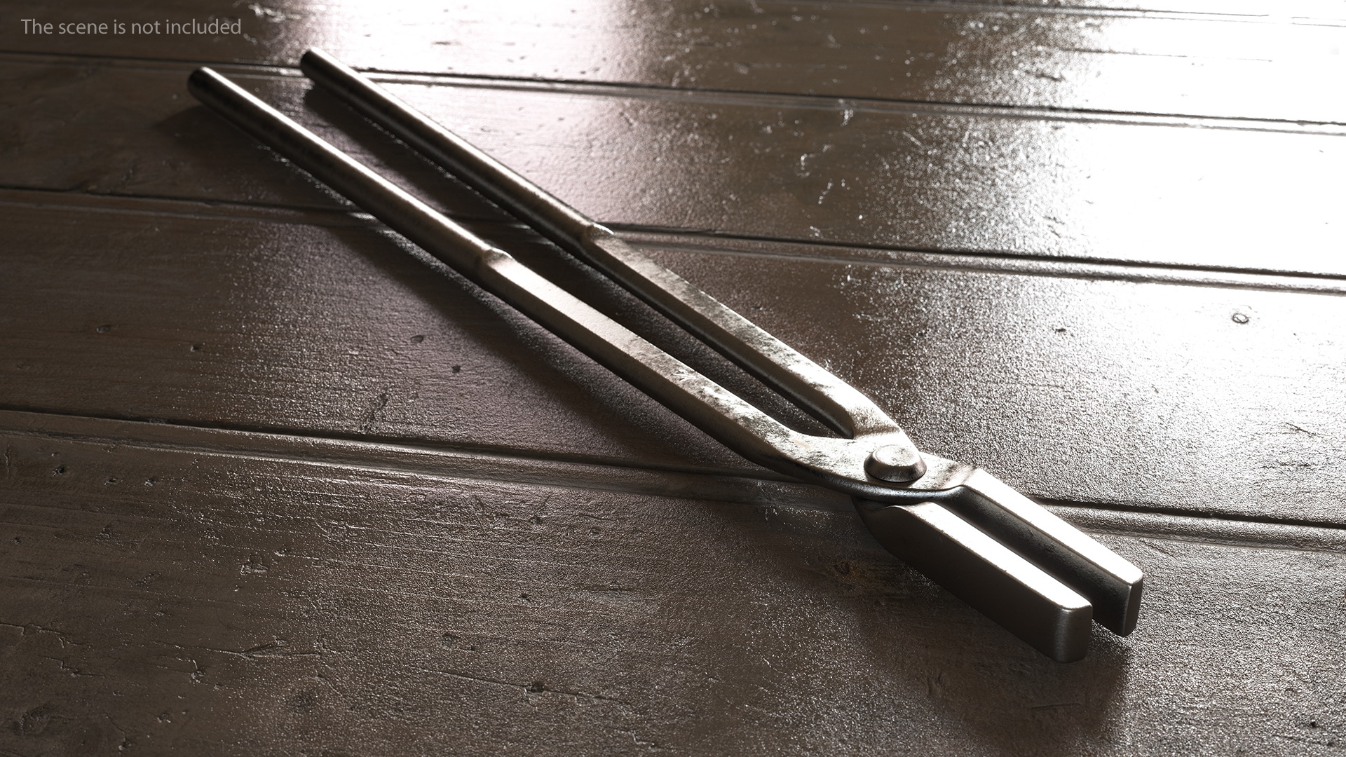 3D model Blacksmith Flat Jaw Tongs