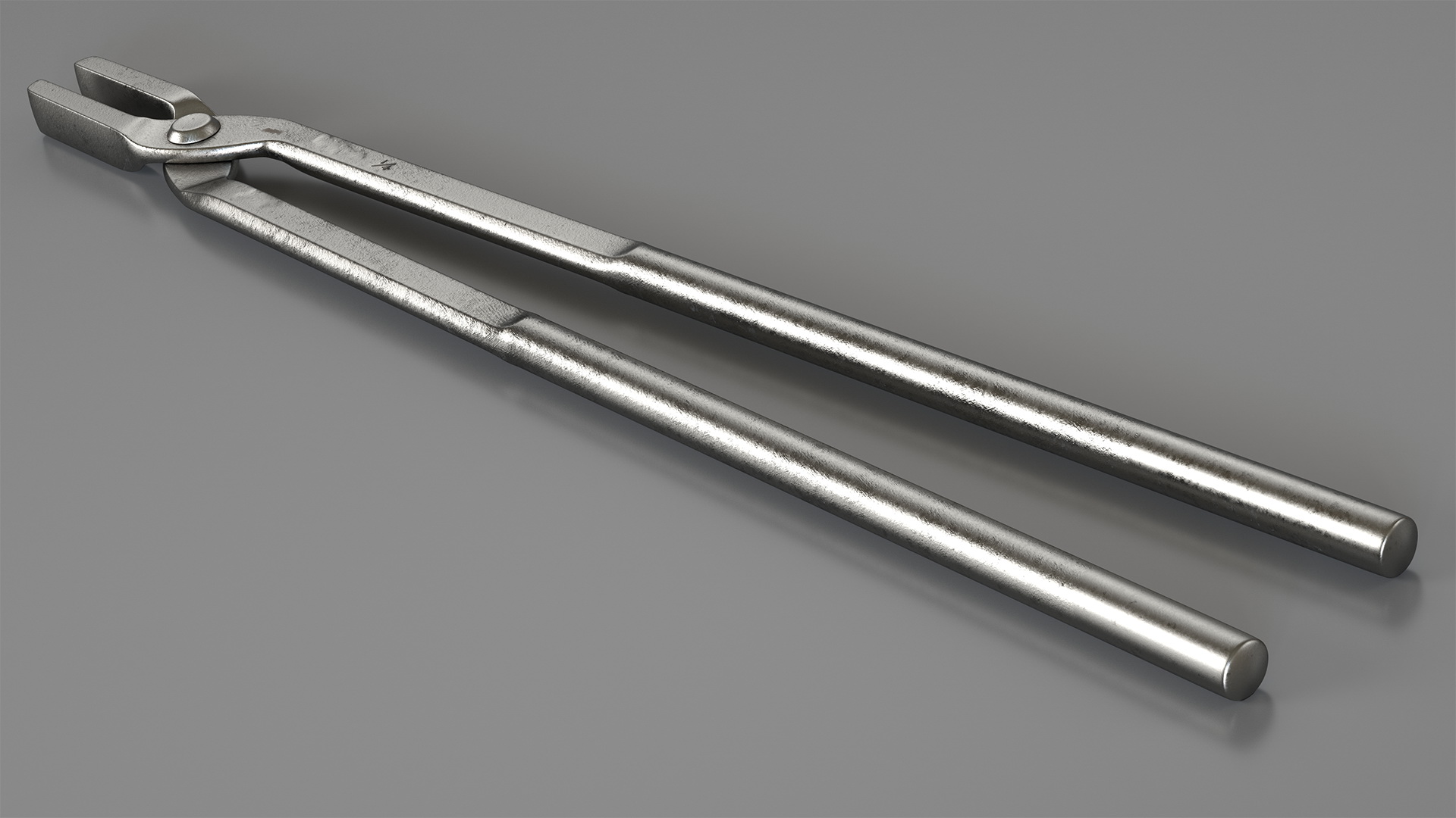 3D model Blacksmith Flat Jaw Tongs
