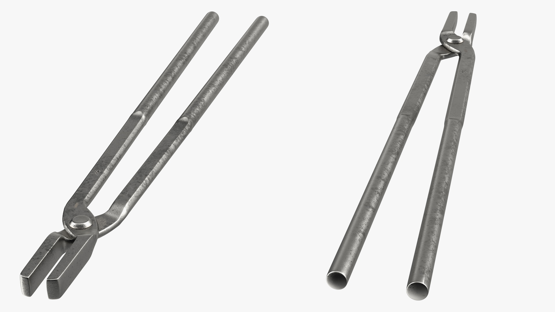 3D model Blacksmith Flat Jaw Tongs