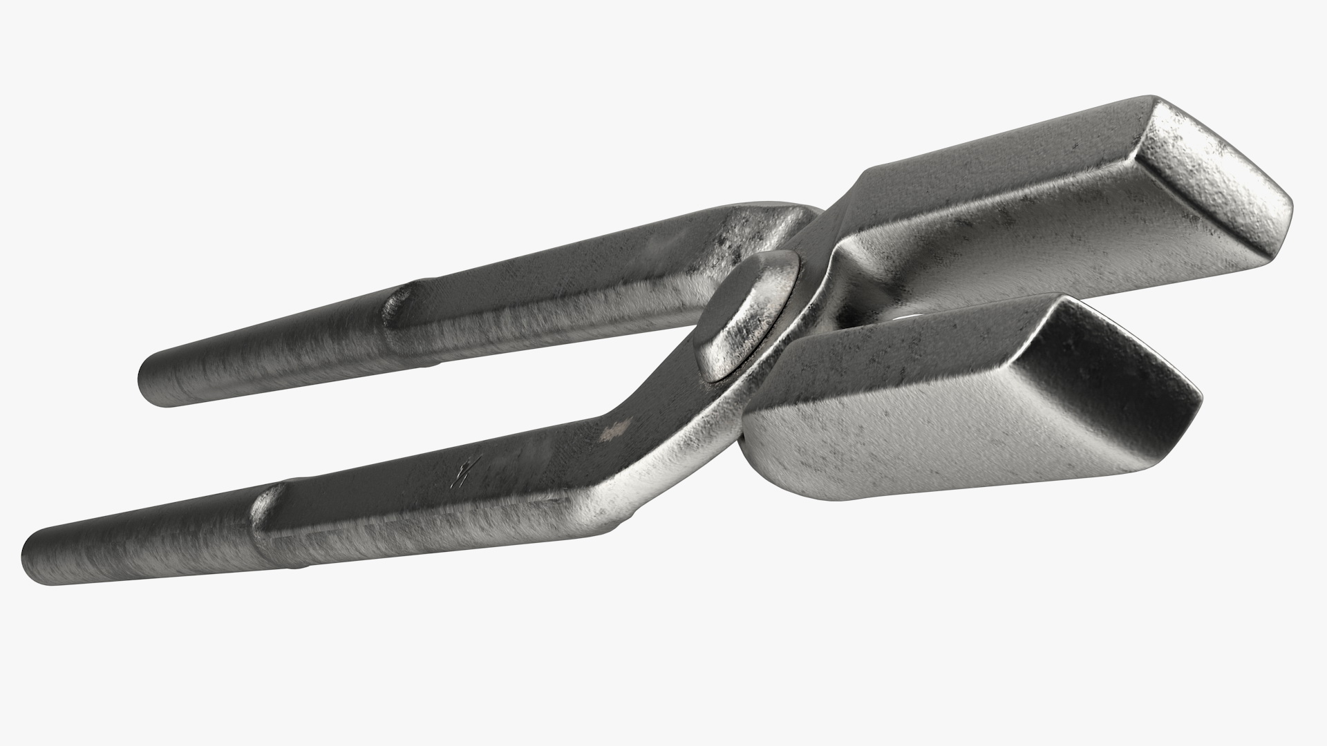 3D model Blacksmith Flat Jaw Tongs