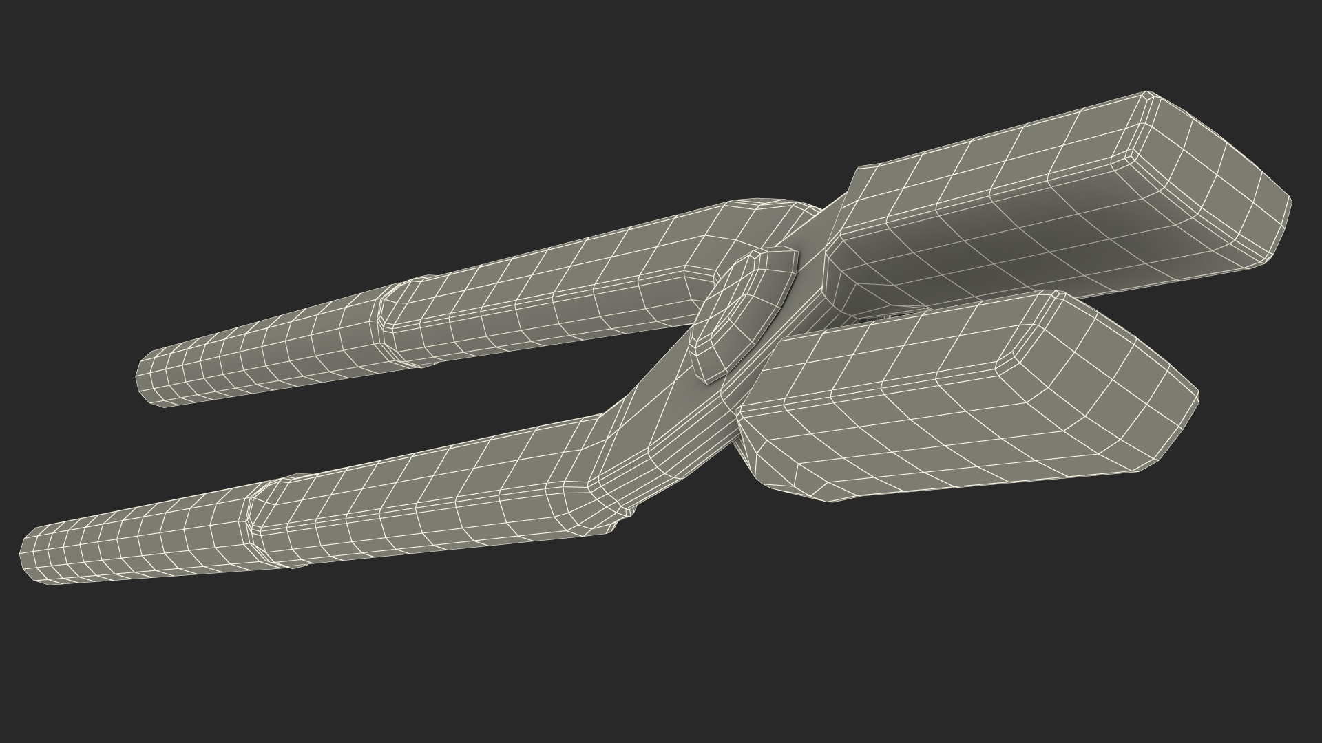 3D model Blacksmith Flat Jaw Tongs