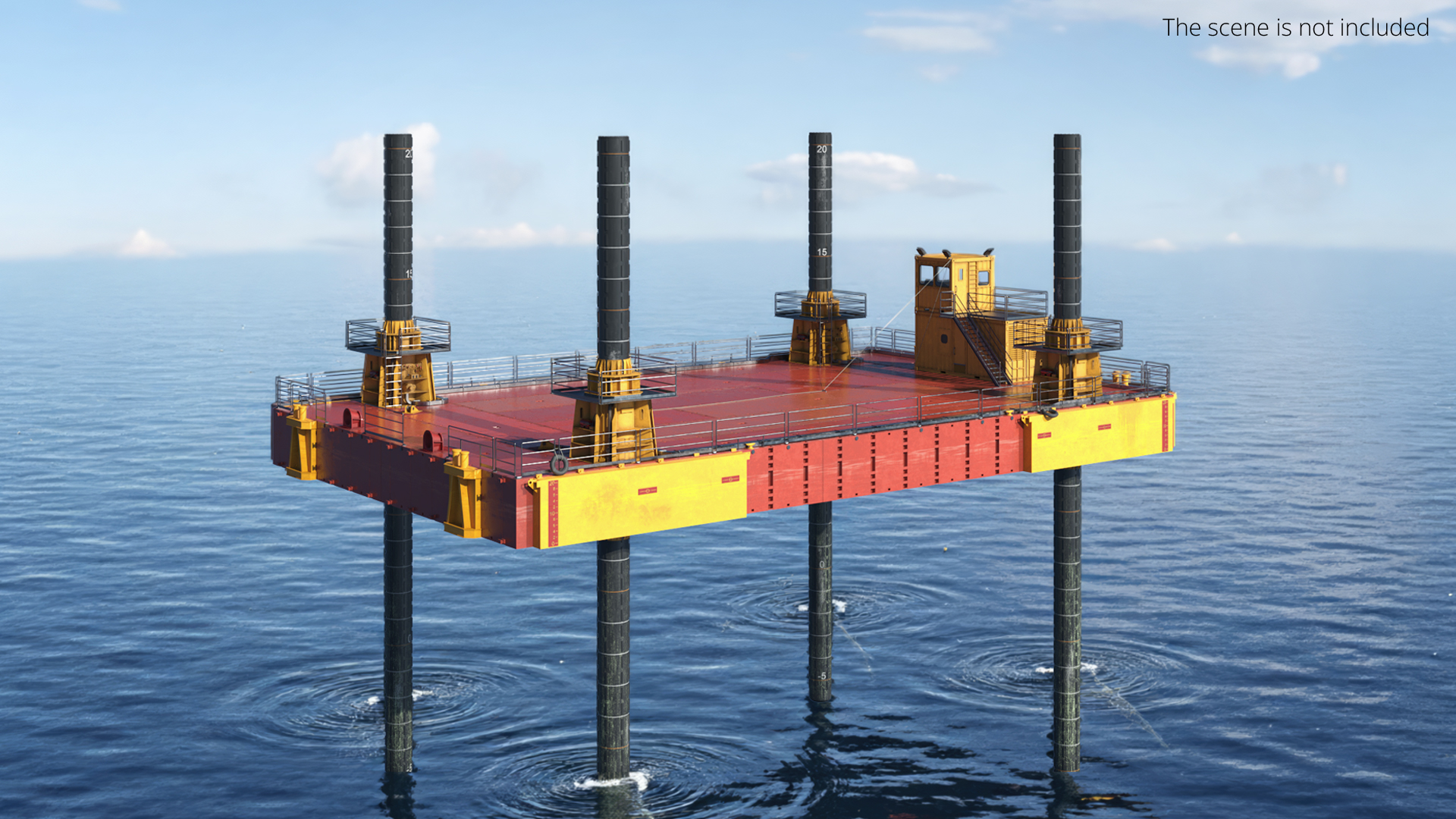 Offshore Jack Up Pontoon, view 4