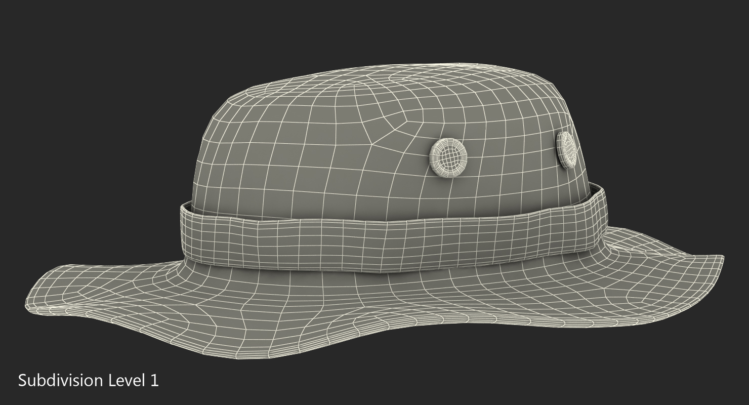 3D model US Army ACU Digital Boonie Hat