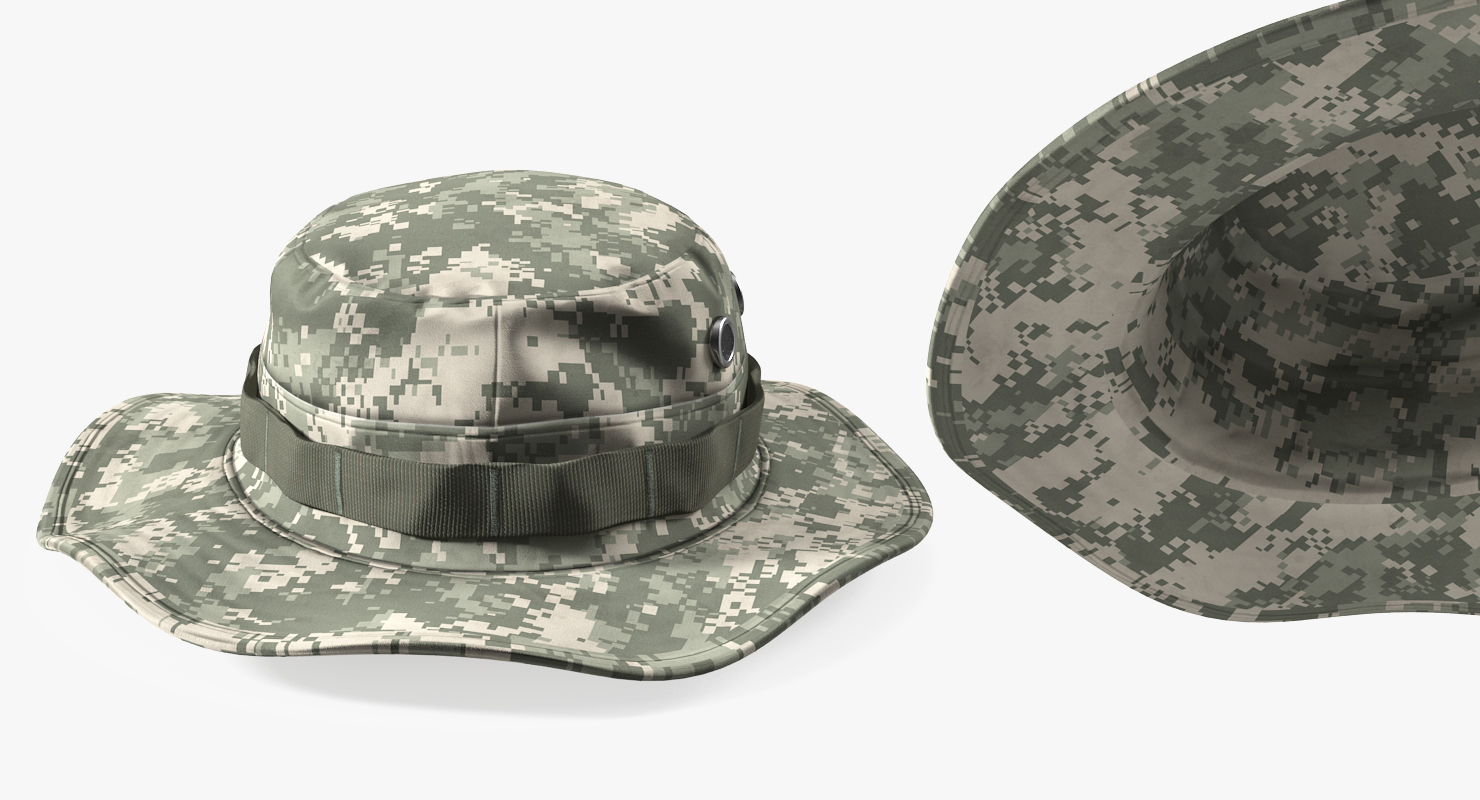 3D model US Army ACU Digital Boonie Hat
