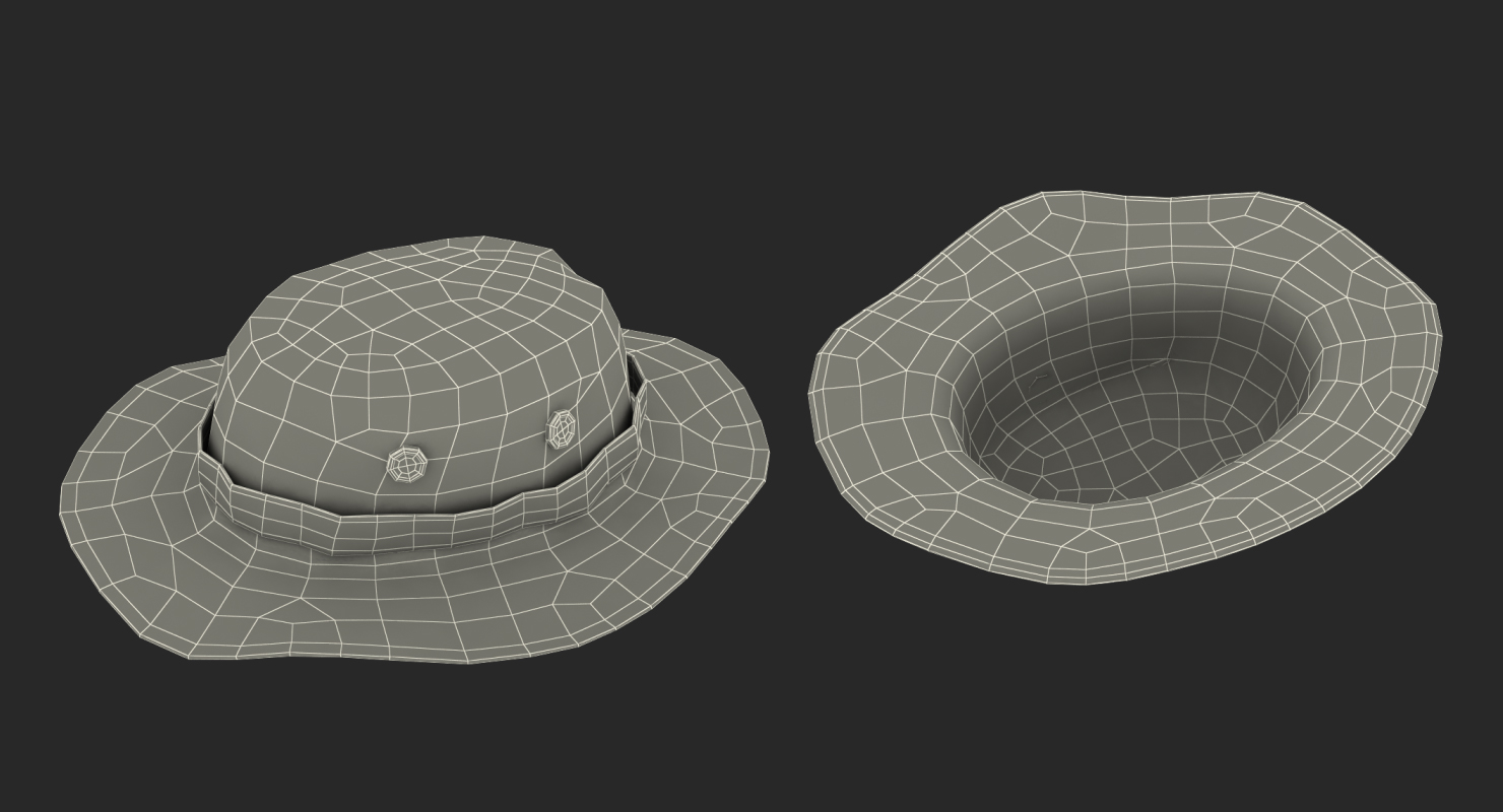 3D model US Army ACU Digital Boonie Hat