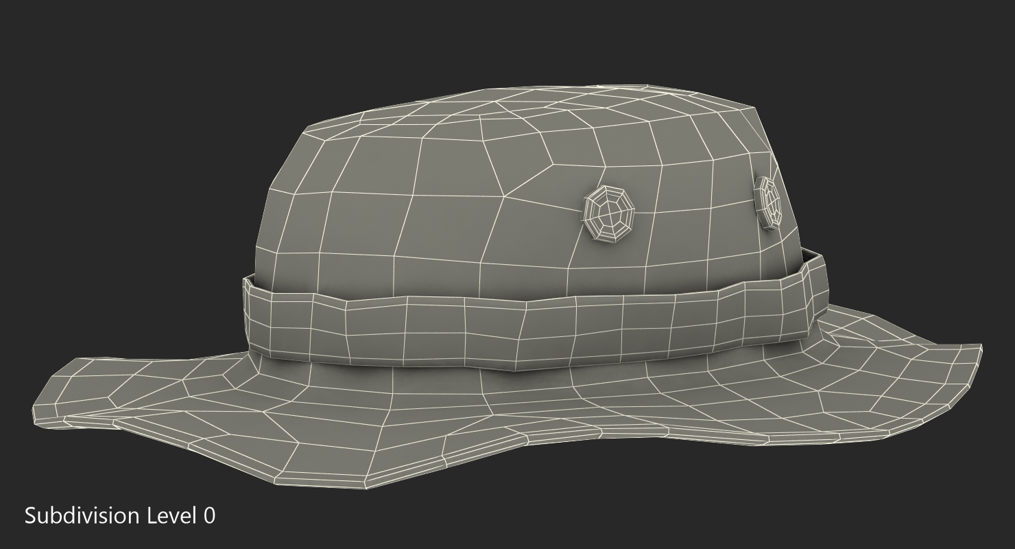 3D model US Army ACU Digital Boonie Hat