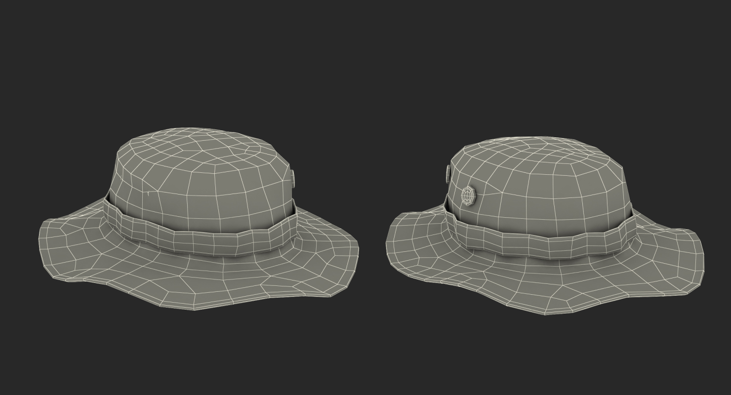 3D model US Army ACU Digital Boonie Hat