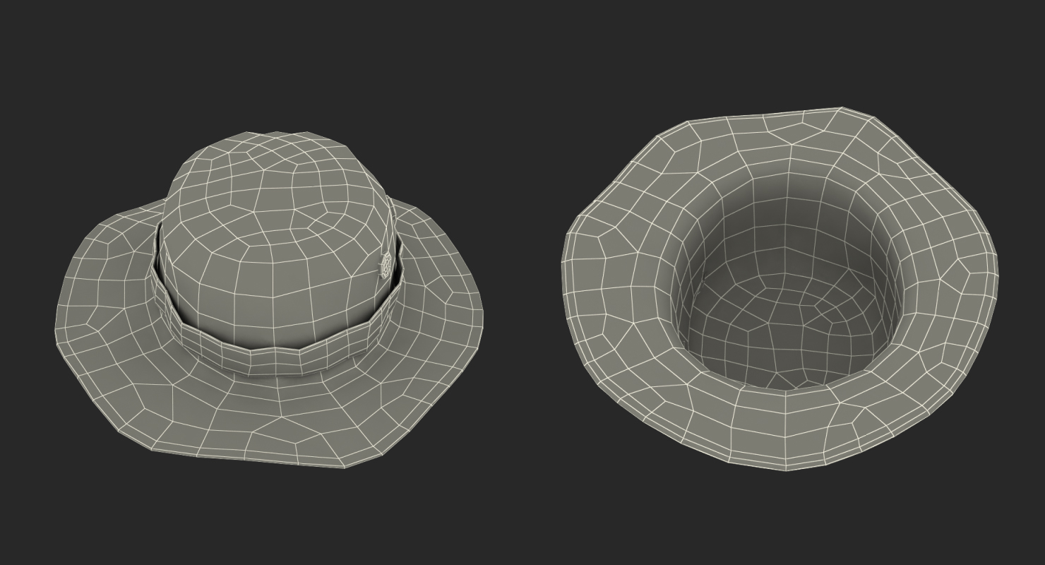3D model US Army ACU Digital Boonie Hat