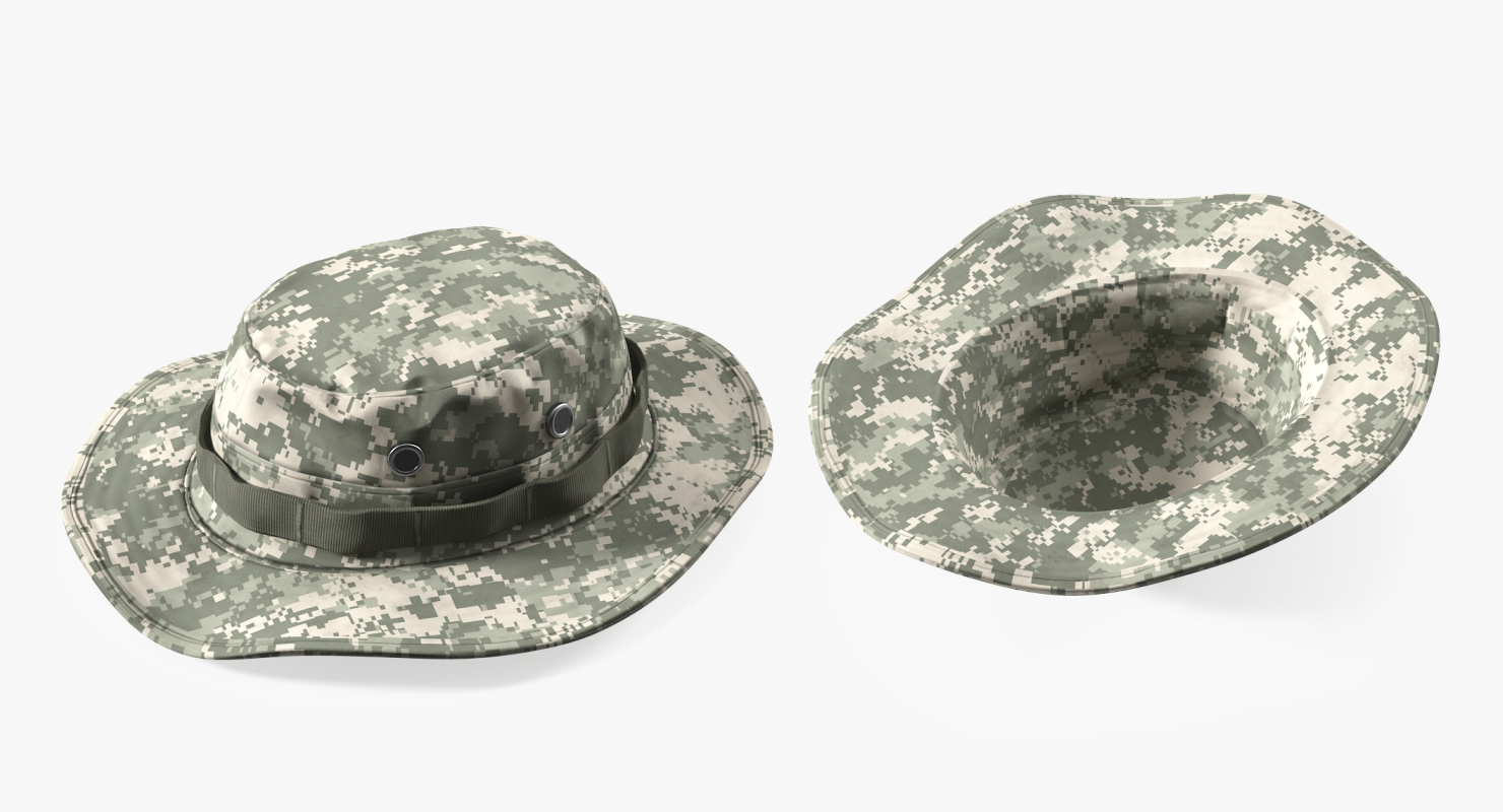 3D model US Army ACU Digital Boonie Hat