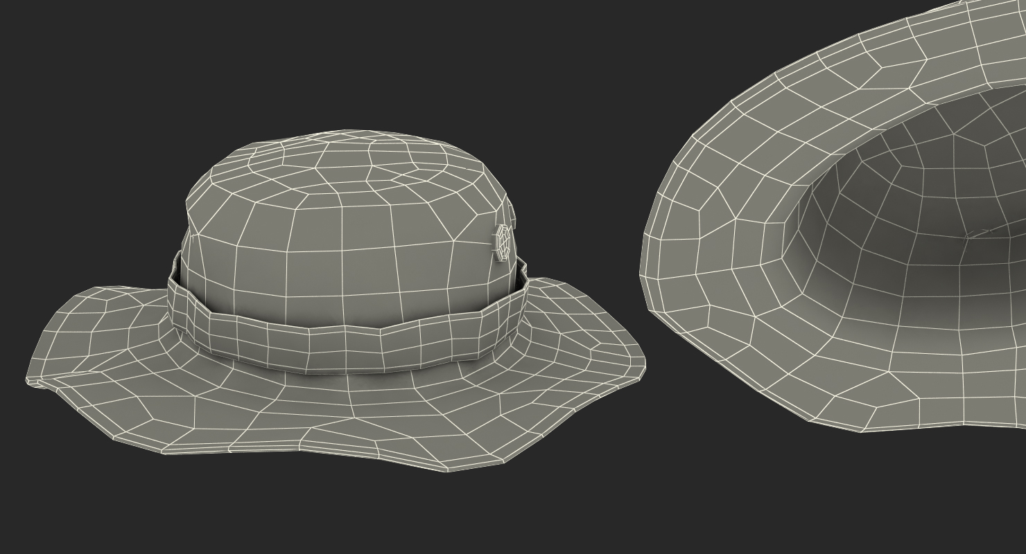 3D model US Army ACU Digital Boonie Hat
