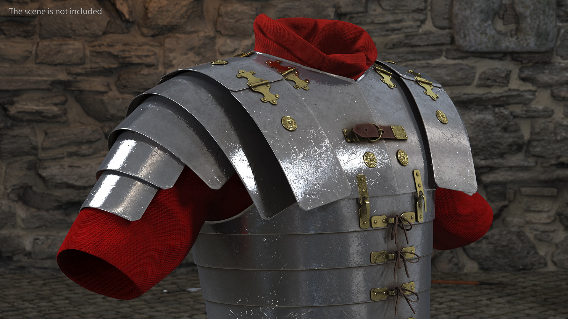3D Roman Legionnaire Lorica Waist Armor Worn