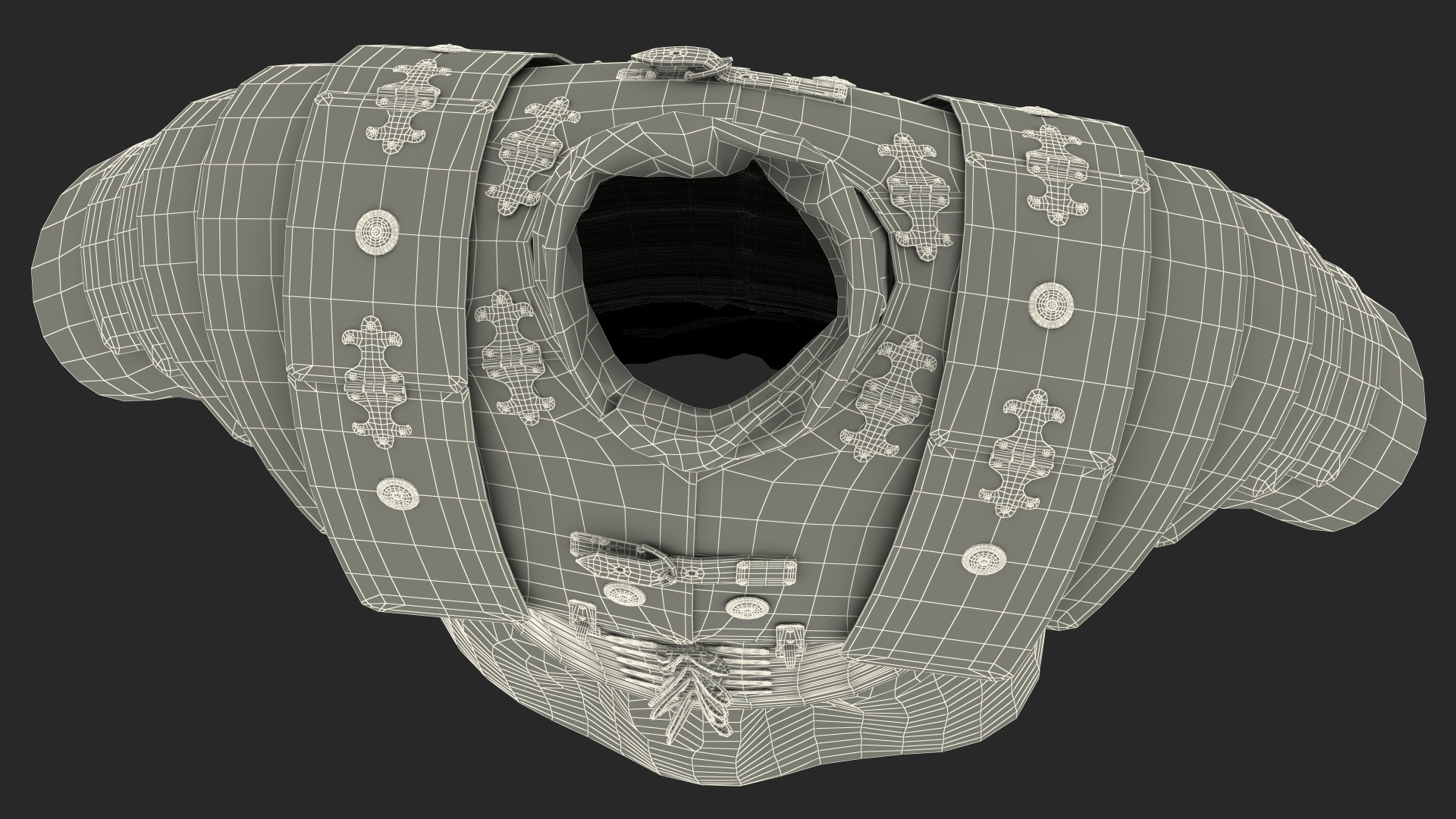 3D Roman Legionnaire Lorica Waist Armor Worn