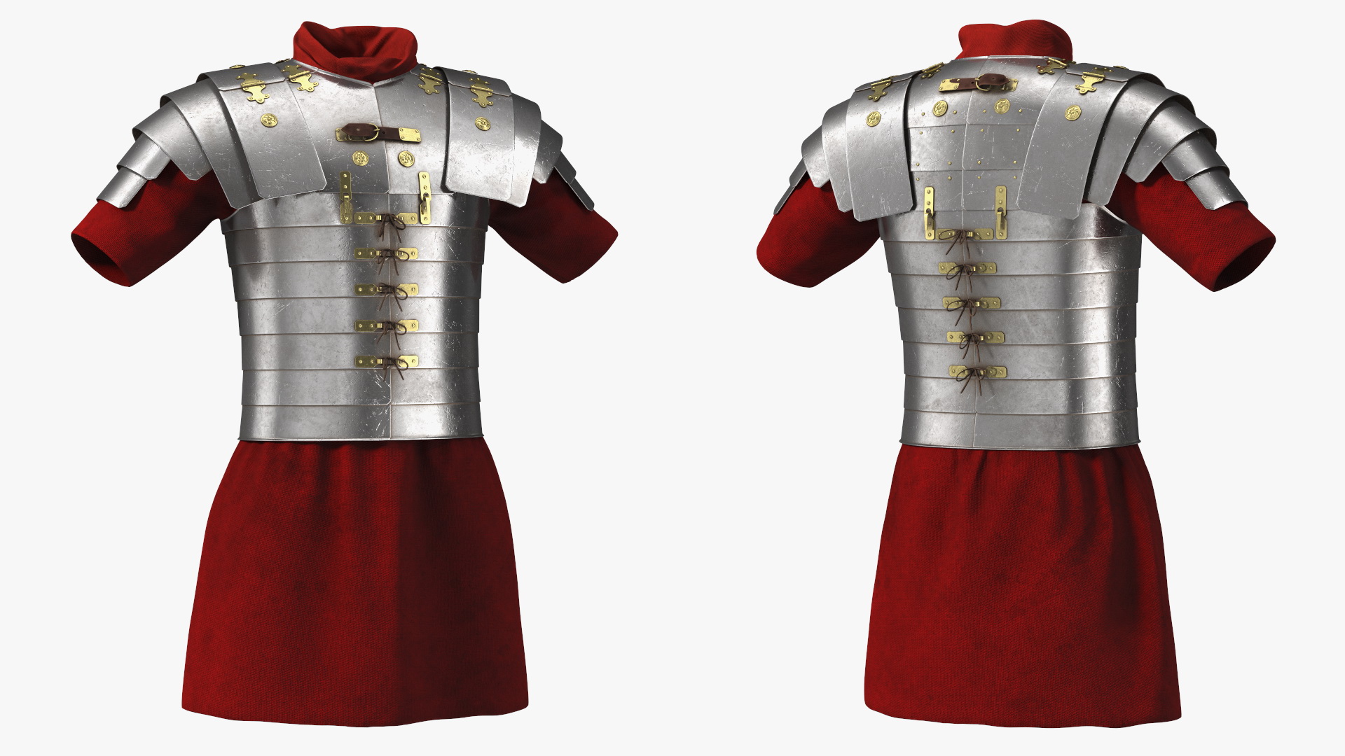 3D Roman Legionnaire Lorica Waist Armor Worn