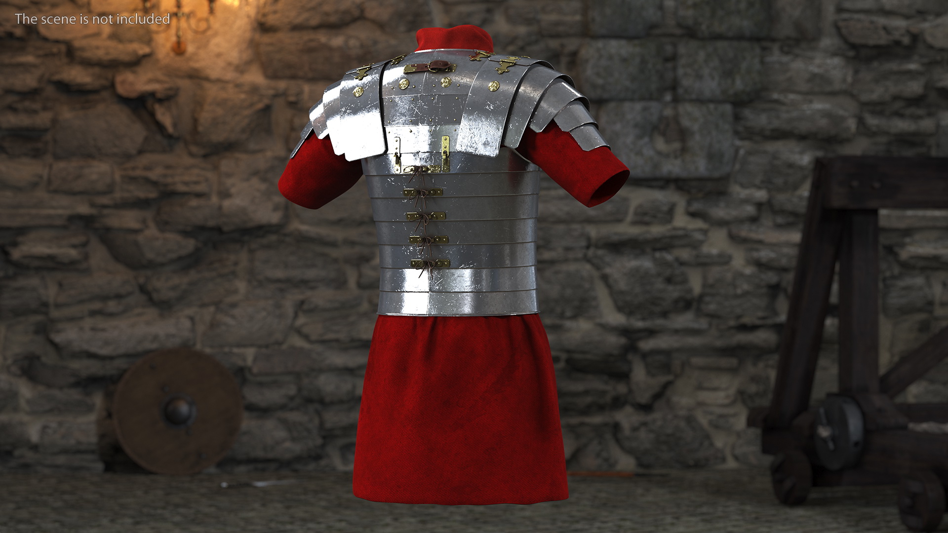 3D Roman Legionnaire Lorica Waist Armor Worn