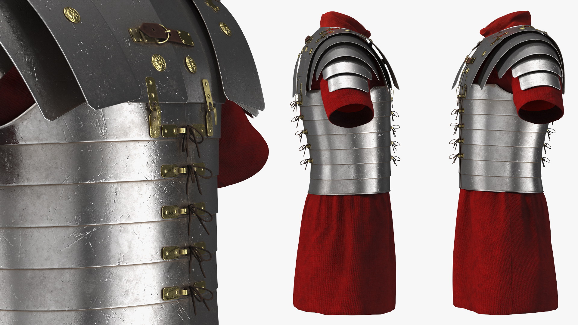 3D Roman Legionnaire Lorica Waist Armor Worn