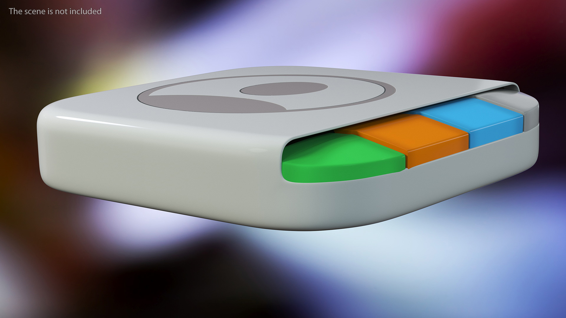 iPhone iOS Contacts Icon 3D model