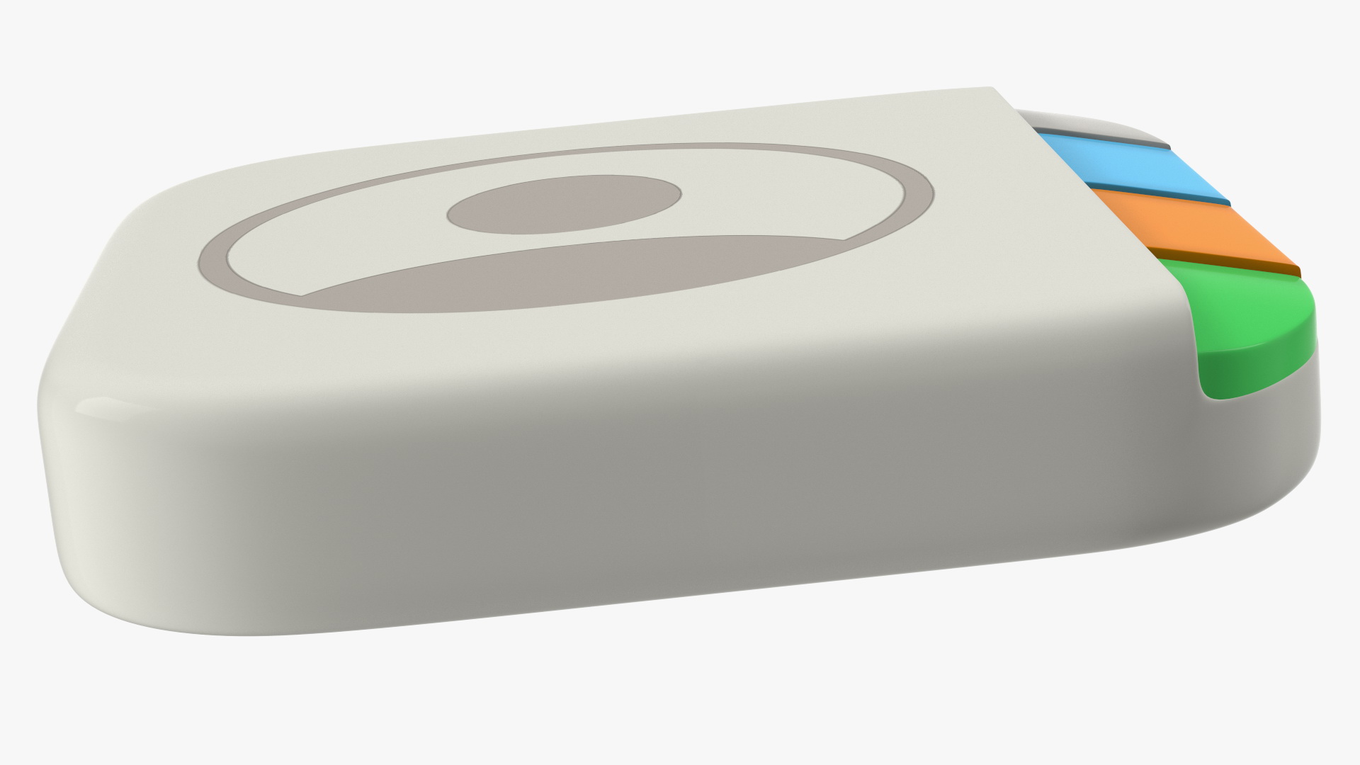 iPhone iOS Contacts Icon 3D model