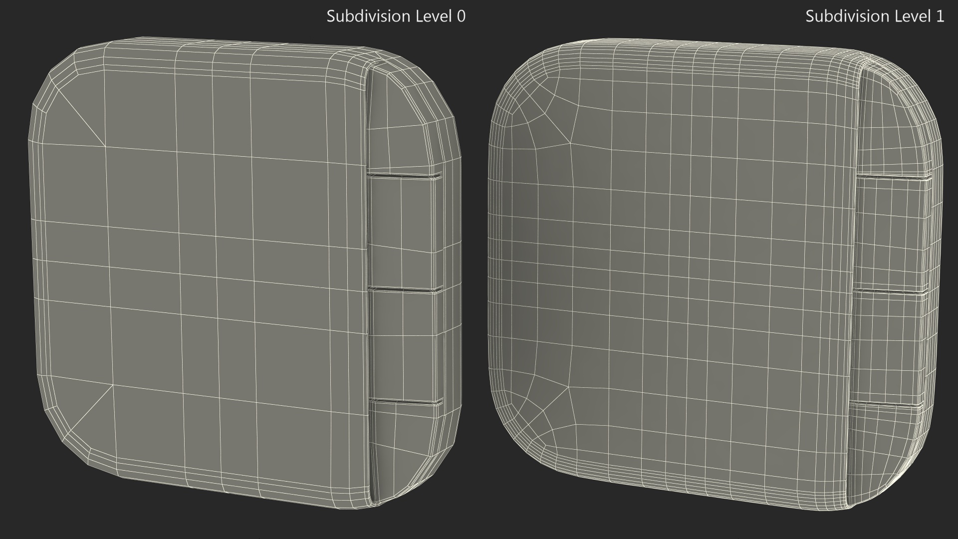 iPhone iOS Contacts Icon 3D model