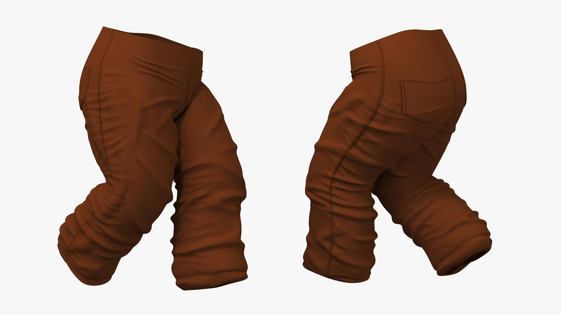 Child in Fall Clothes Walking Pose 3D model