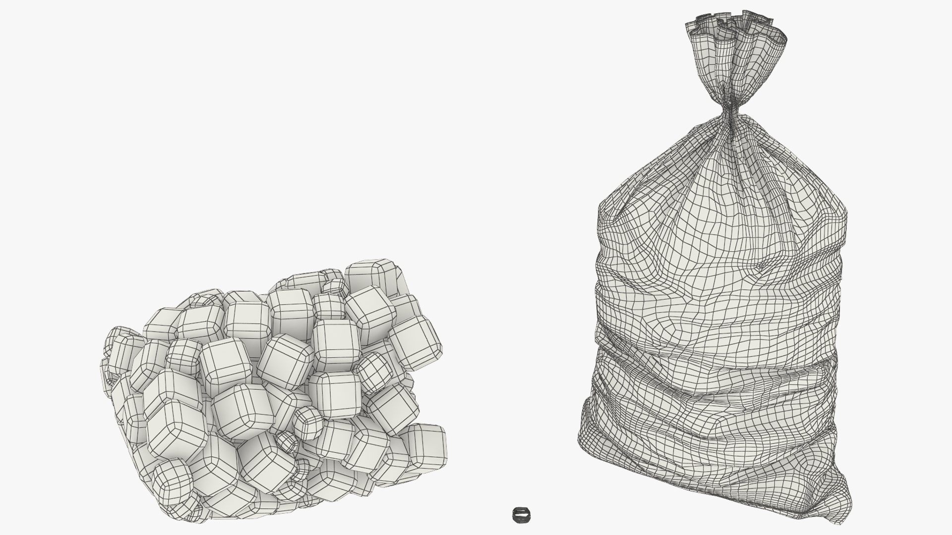 ICE Bag with 3LB Ice Cubes Clear - view 7