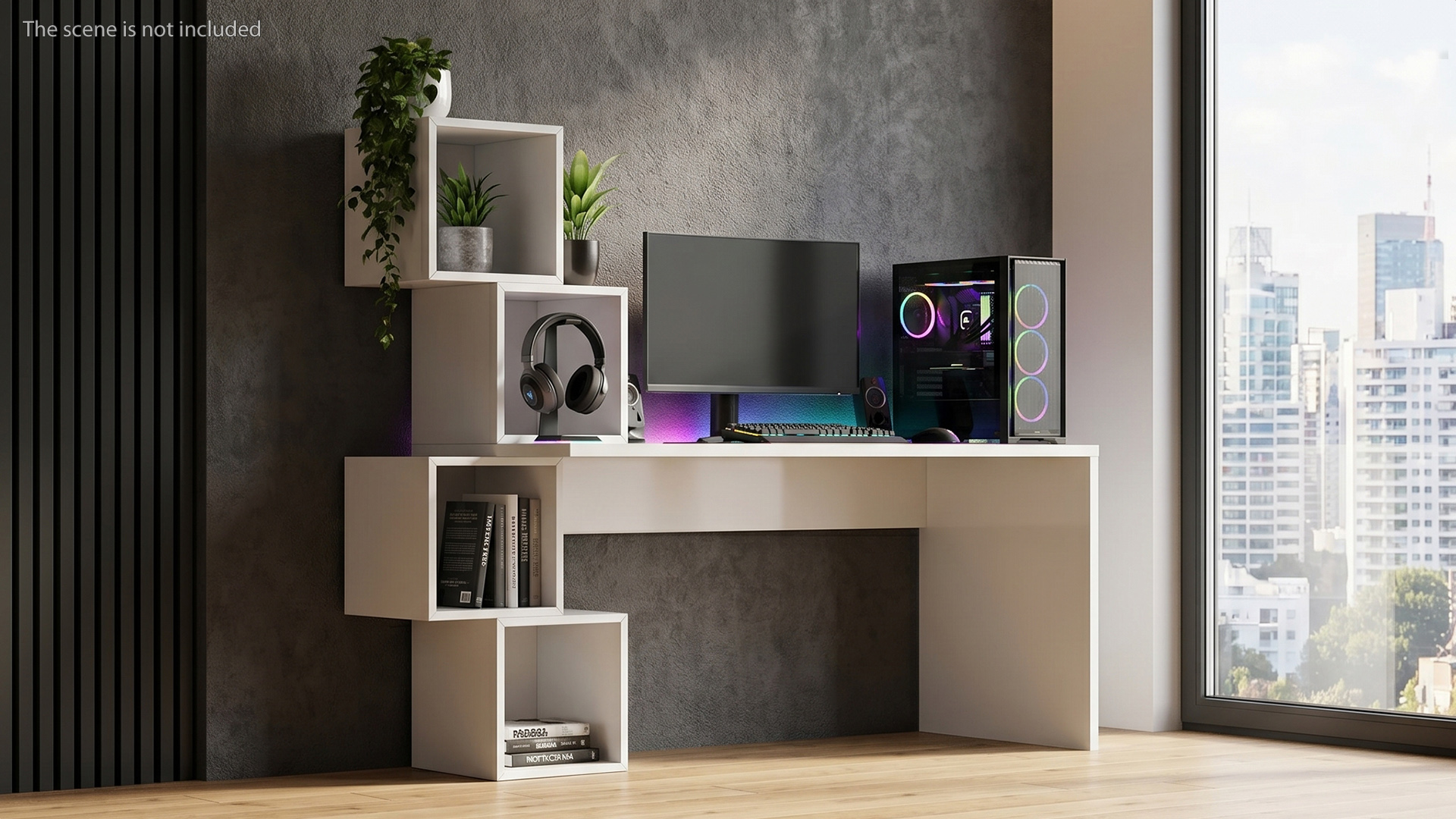 Gaming Computer Desk, view 2