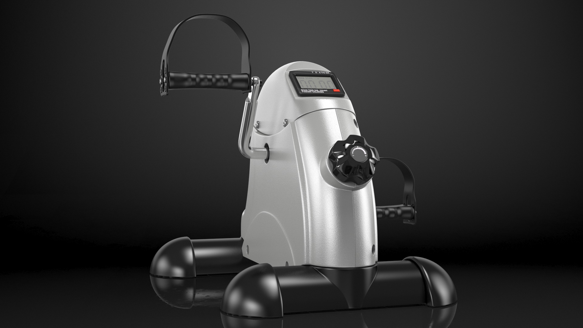 3D model Mini Exercise Bike Silver