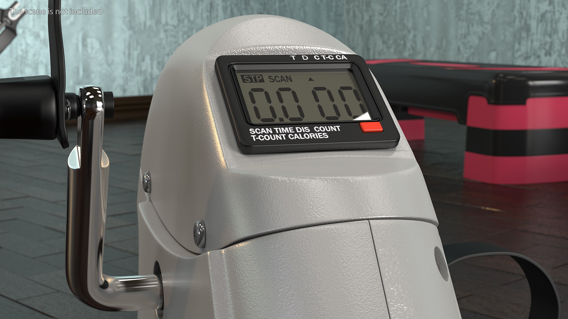 3D model Mini Exercise Bike Silver