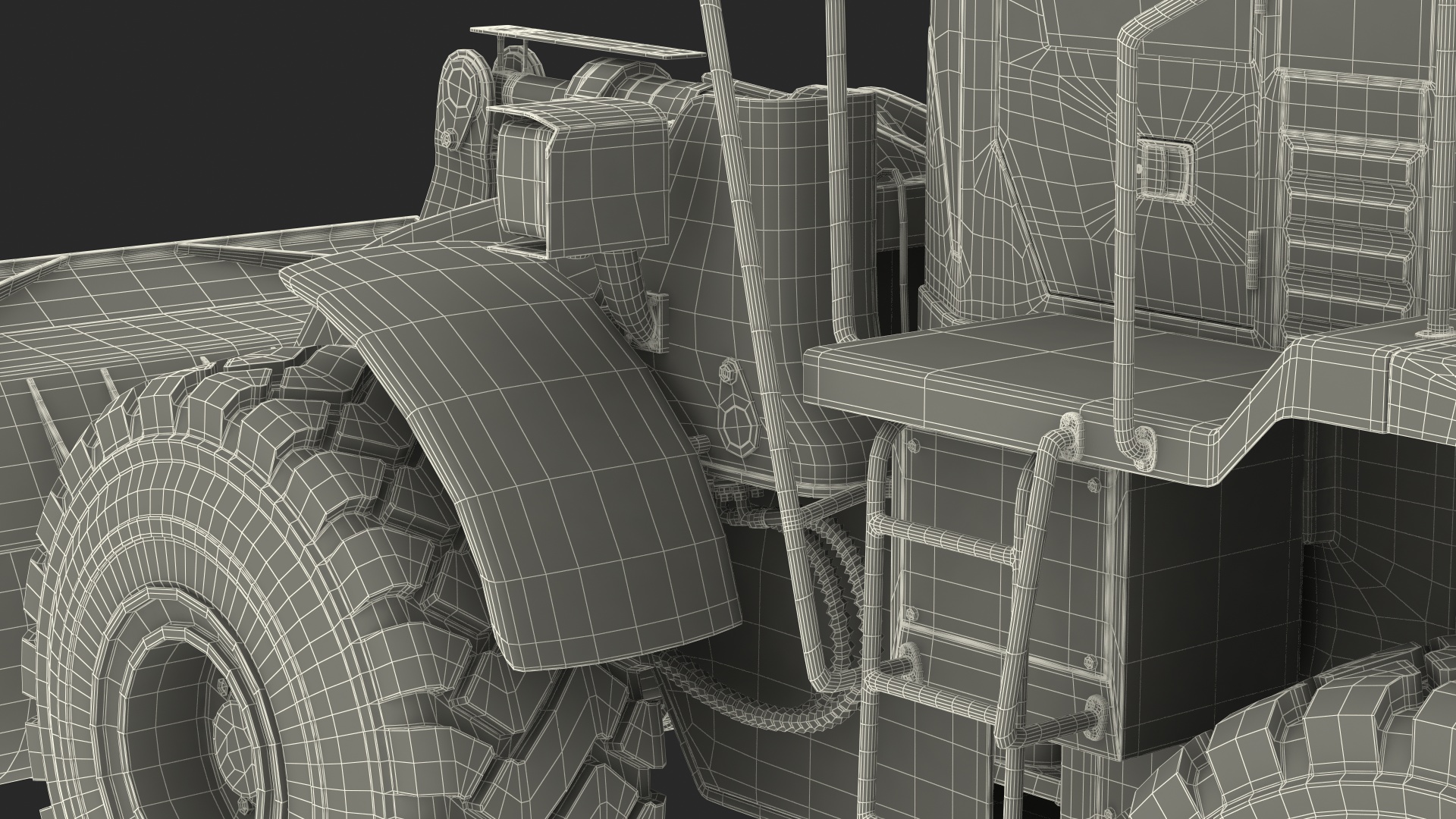 3D model Hyundai HL730 Front End Loader