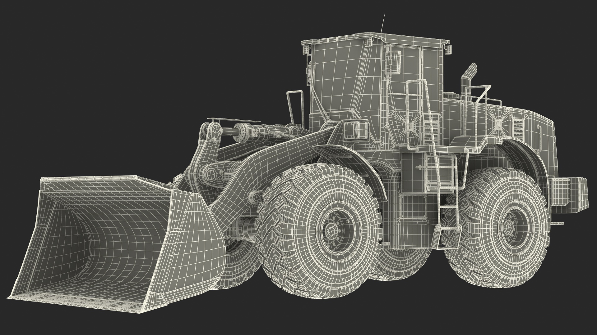 3D model Hyundai HL730 Front End Loader