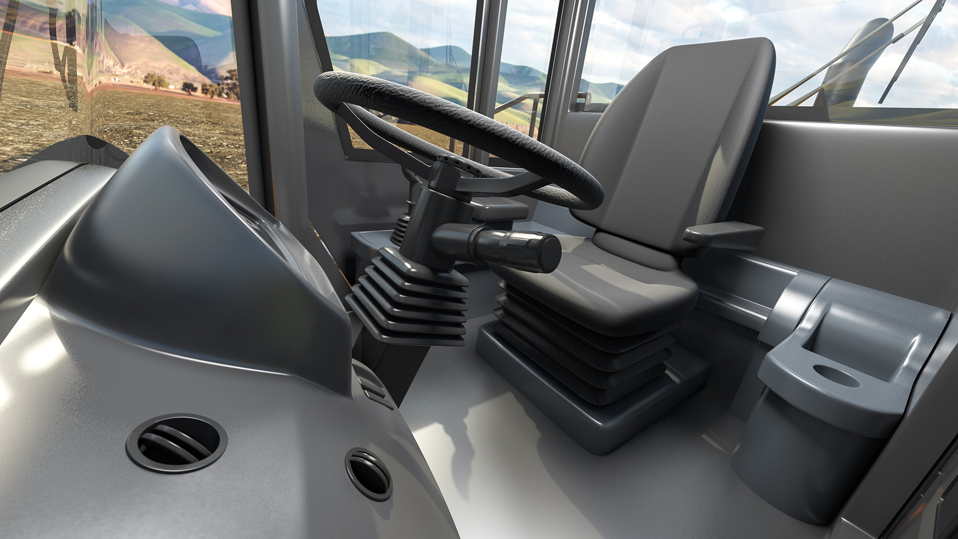3D model Hyundai HL730 Front End Loader