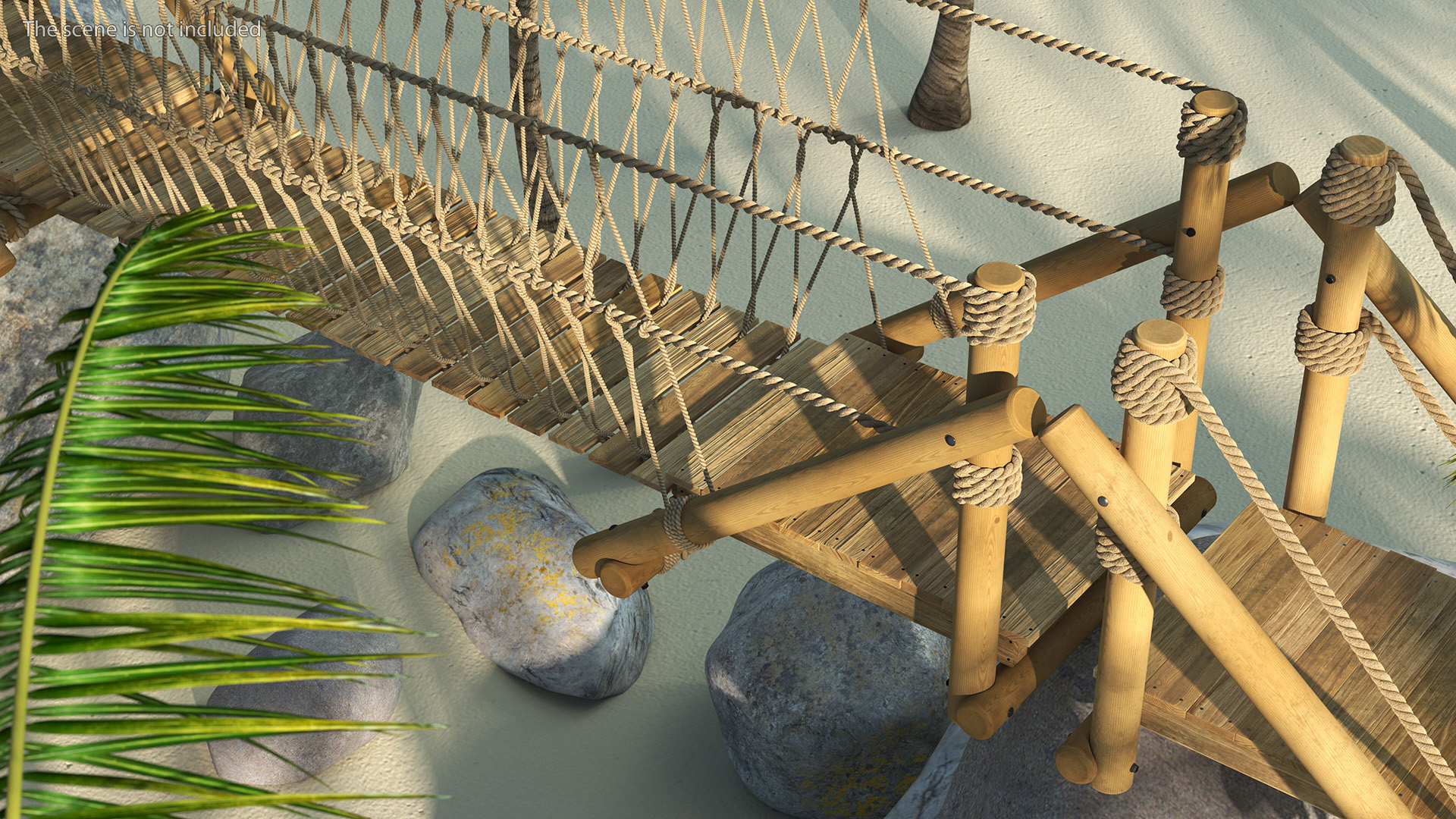 3D model Rope Bridge Kit