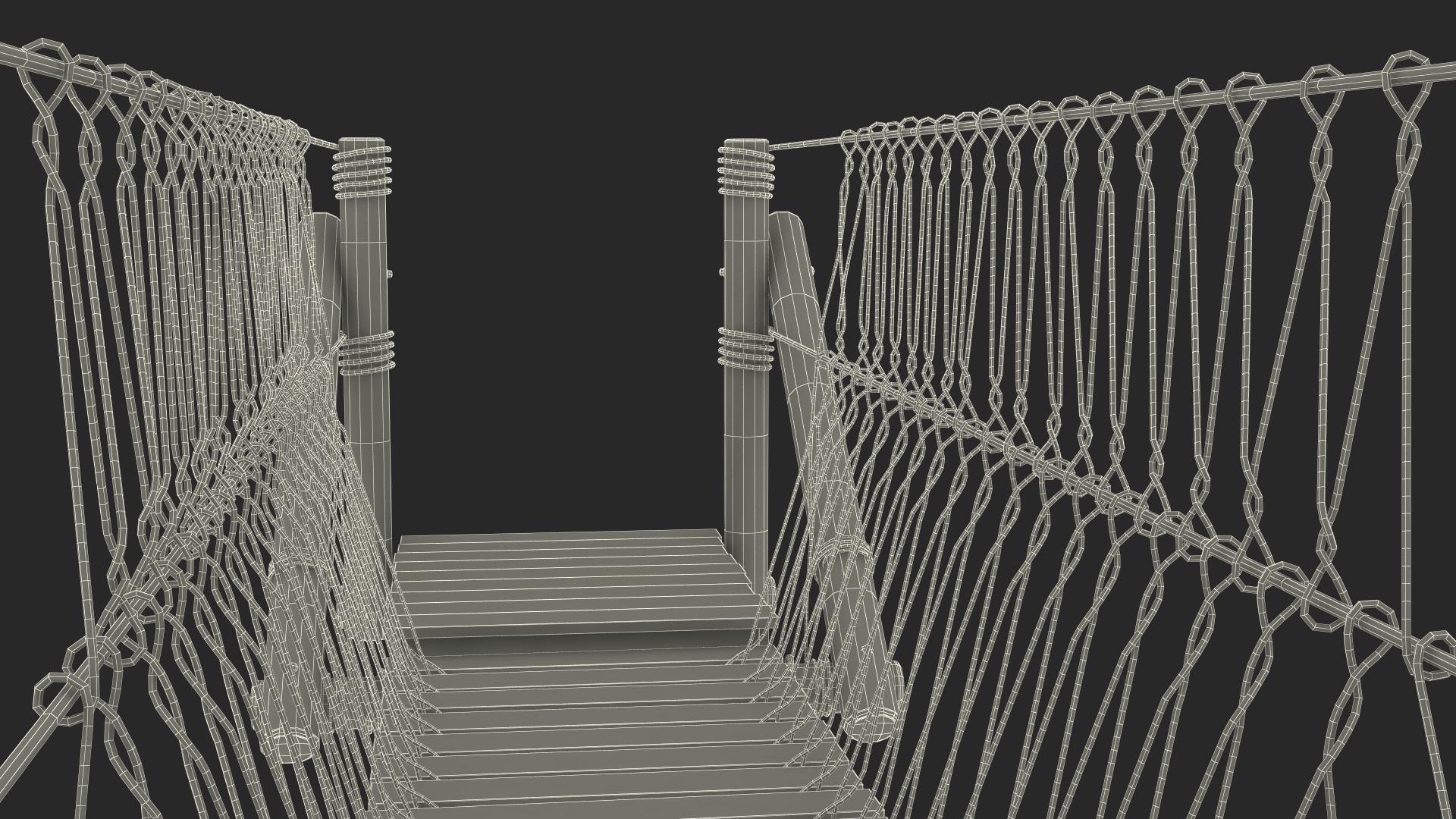 3D model Rope Bridge Kit