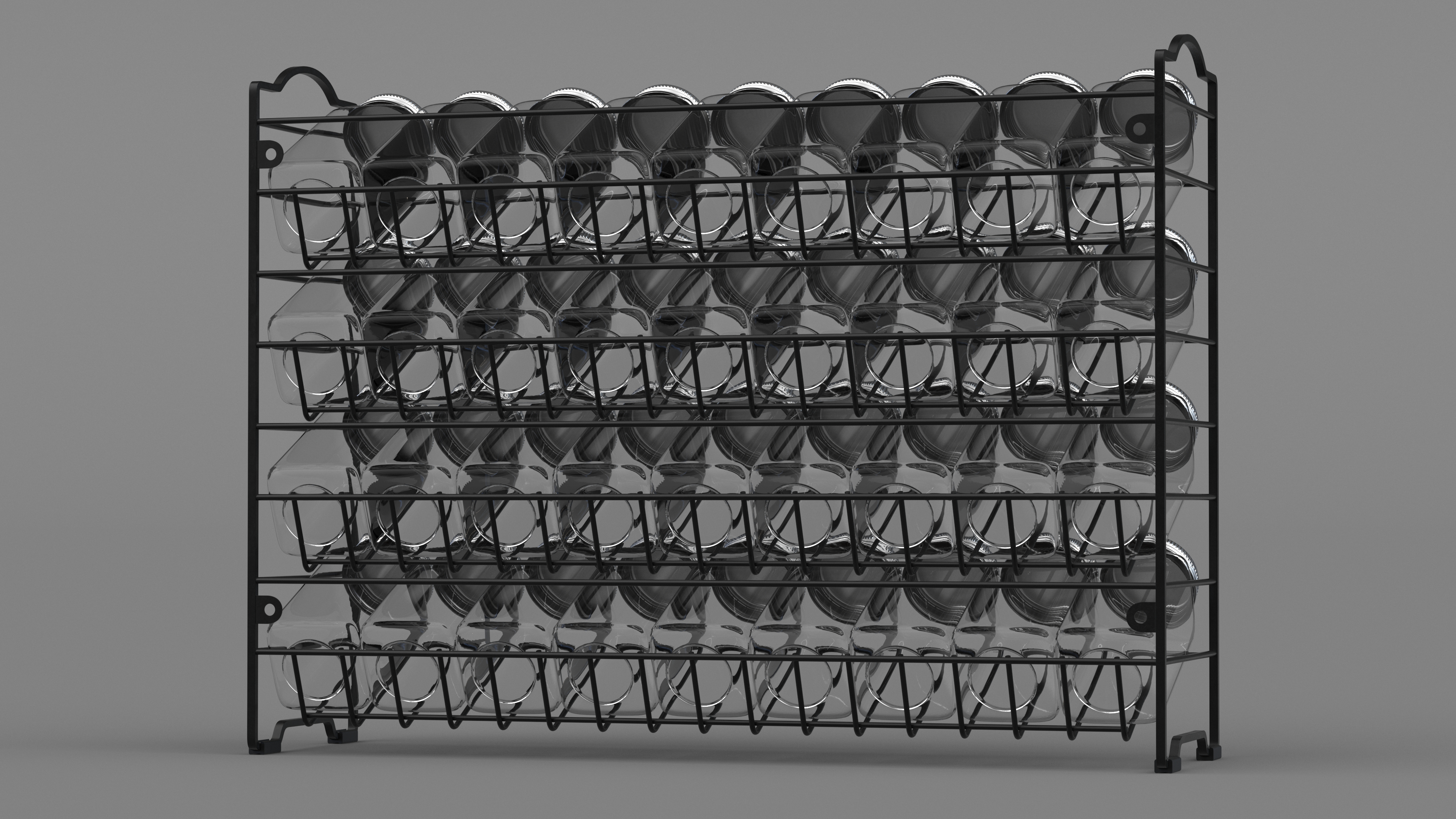 Spice Rack Organizer SpaceAid 3D model