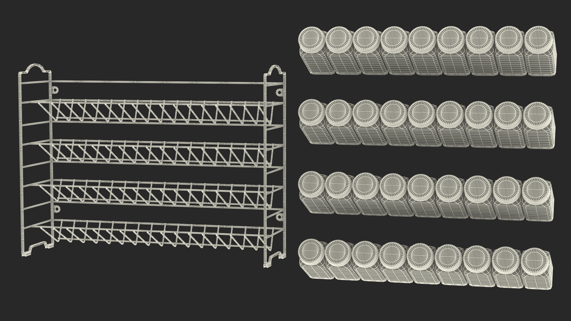 Spice Rack Organizer SpaceAid 3D model