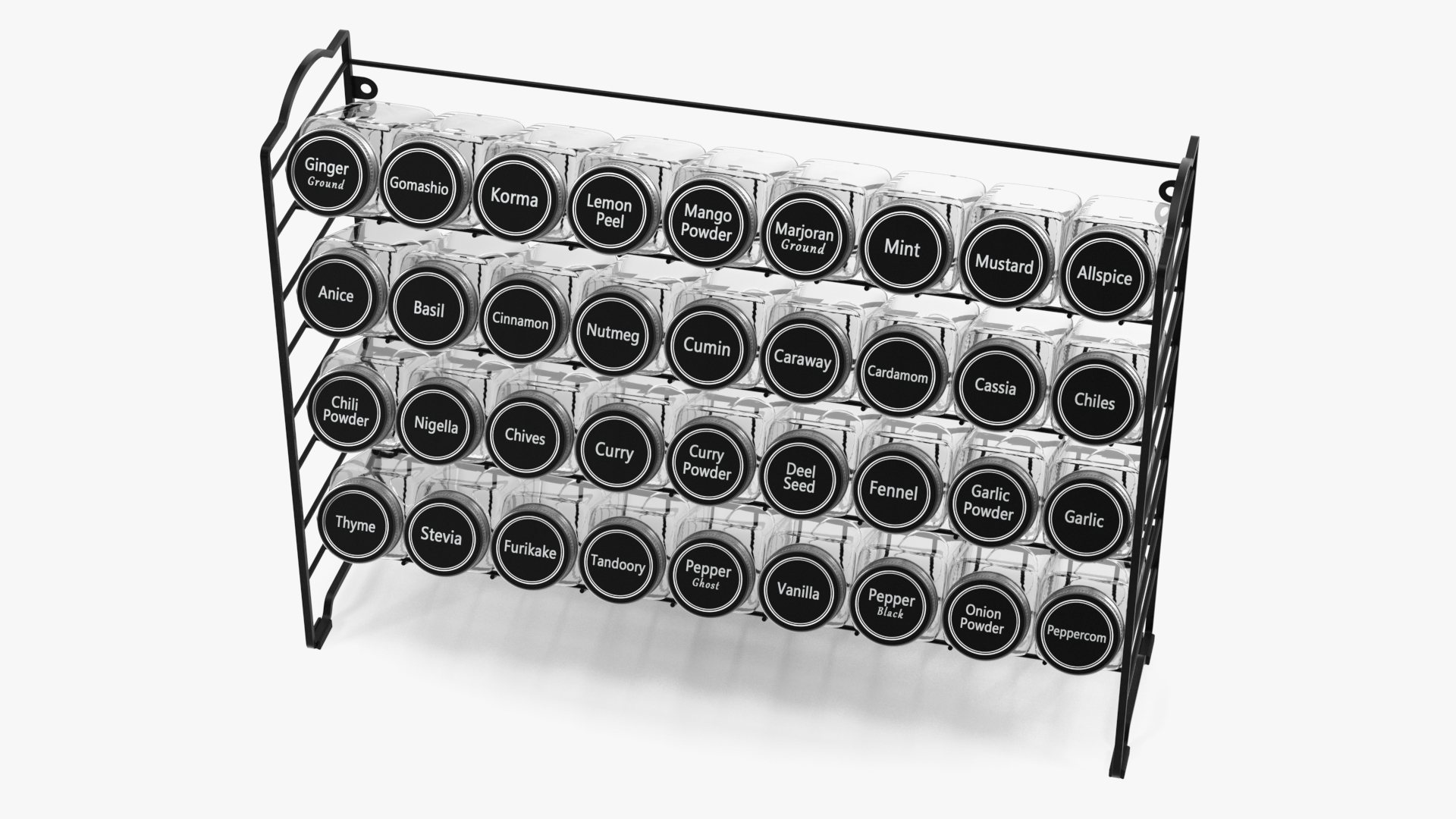 Spice Rack Organizer SpaceAid 3D model