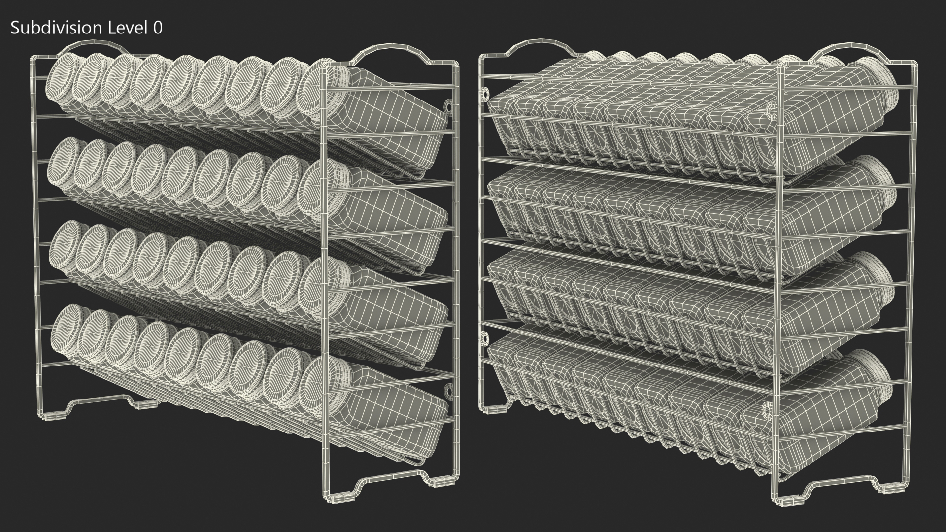 Spice Rack Organizer SpaceAid 3D model