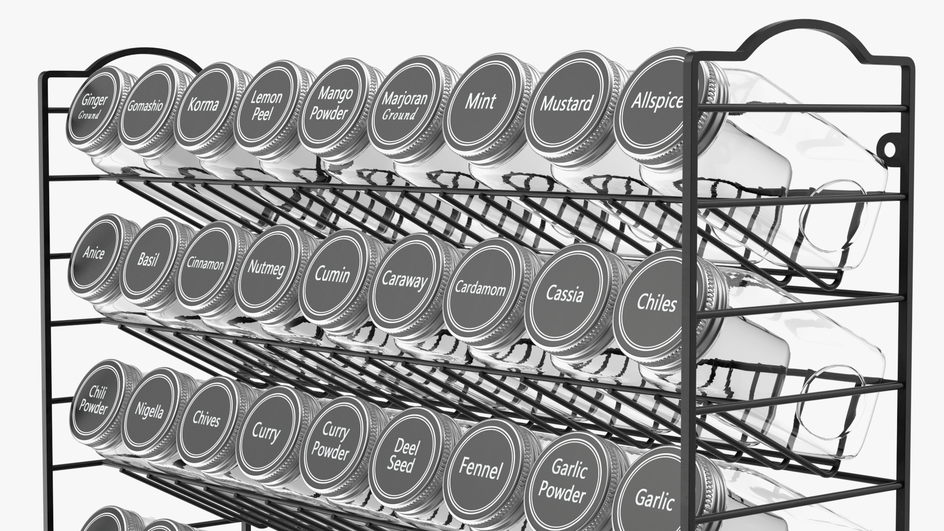 Spice Rack Organizer SpaceAid 3D model