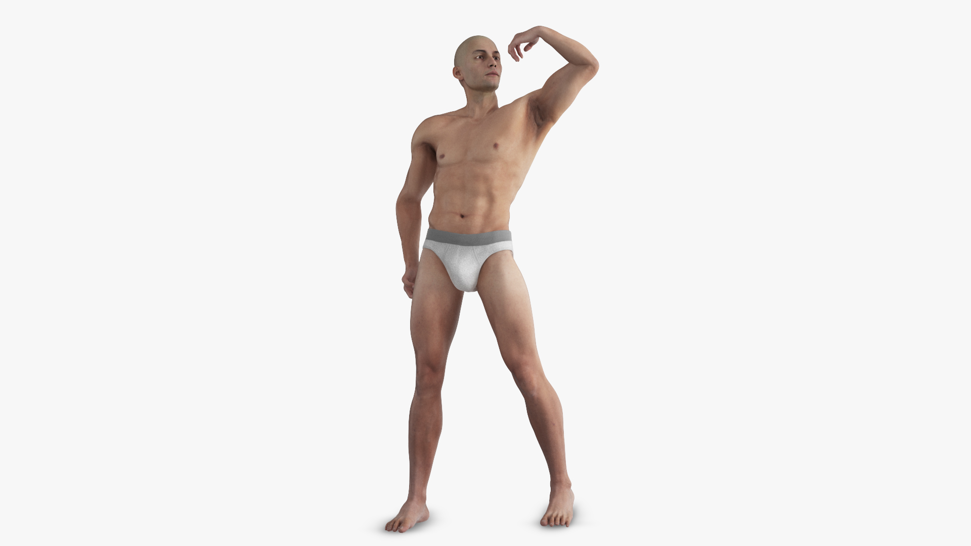 3D model Male Physique Character Rigged