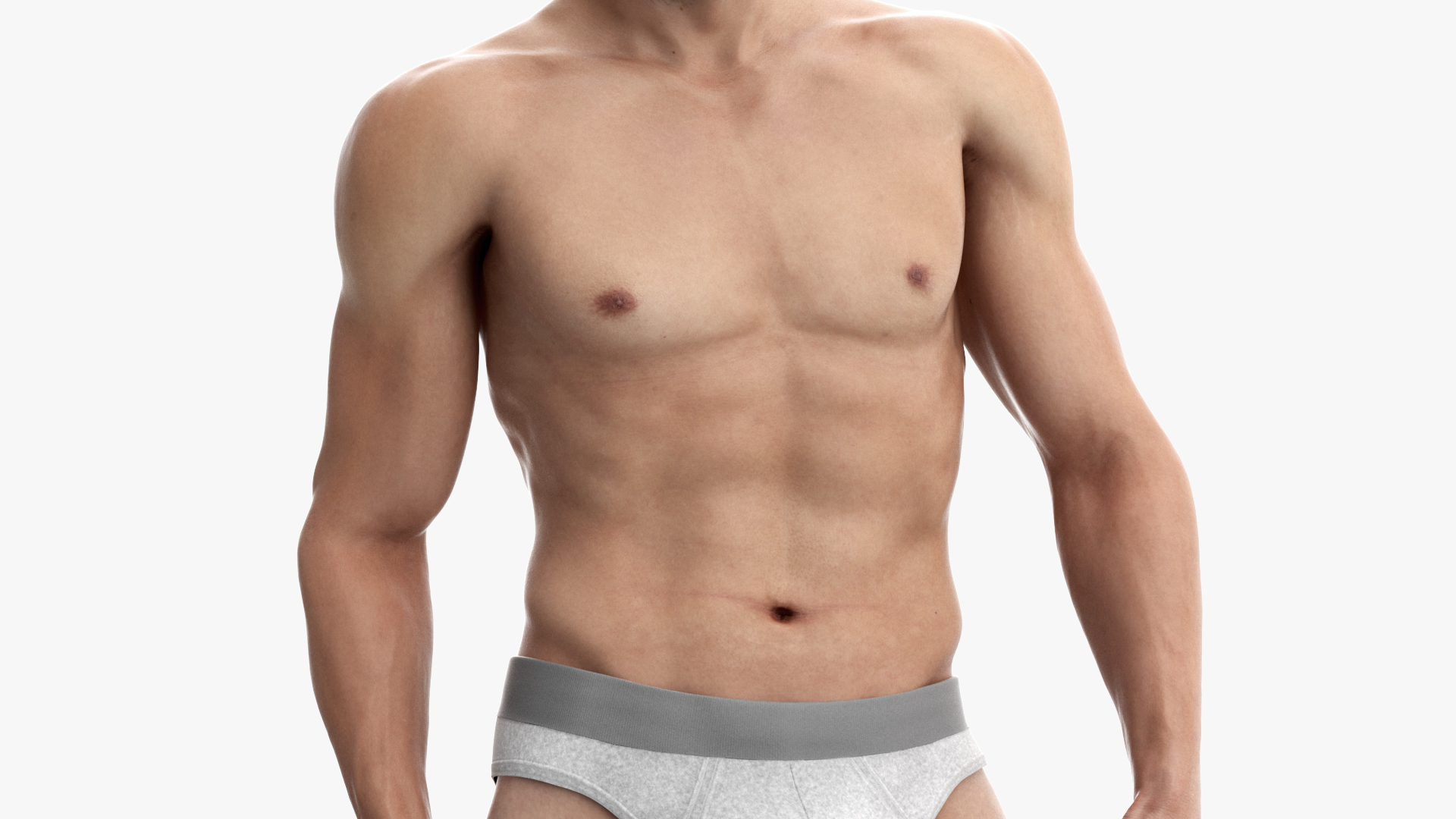 3D model Male Physique Character Rigged