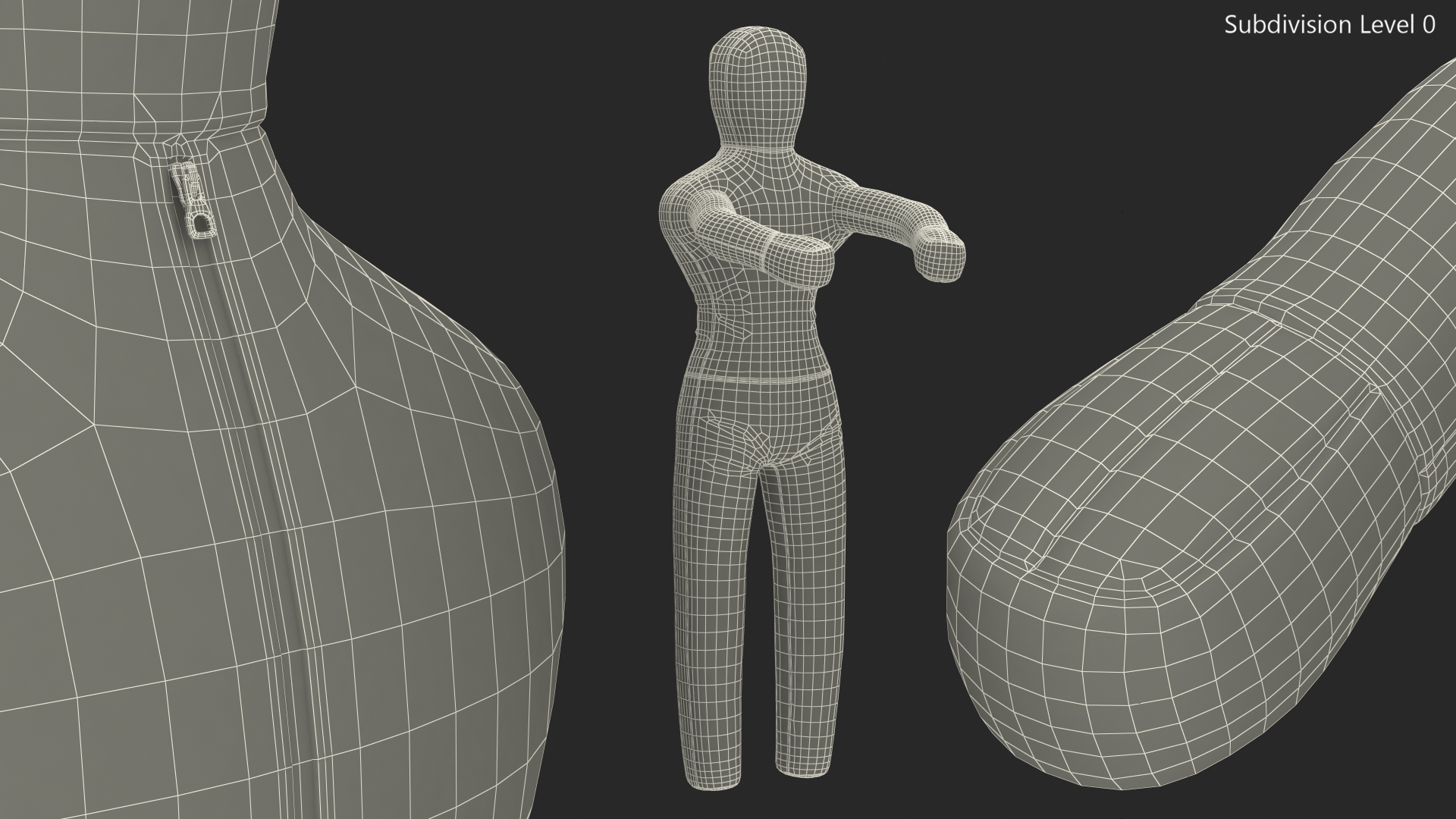 3D DEFY Leather Grappling Dummy model