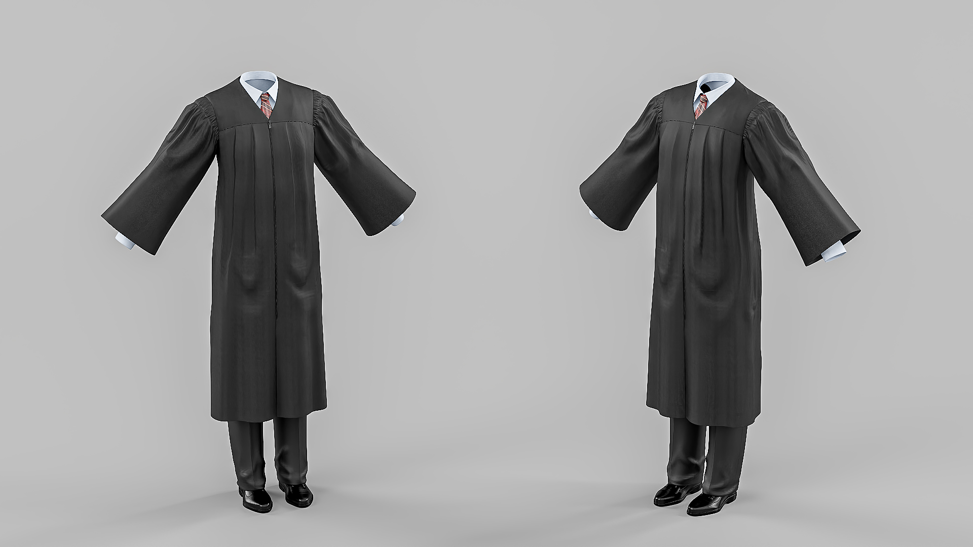 3D model Judge Traditional Clothes