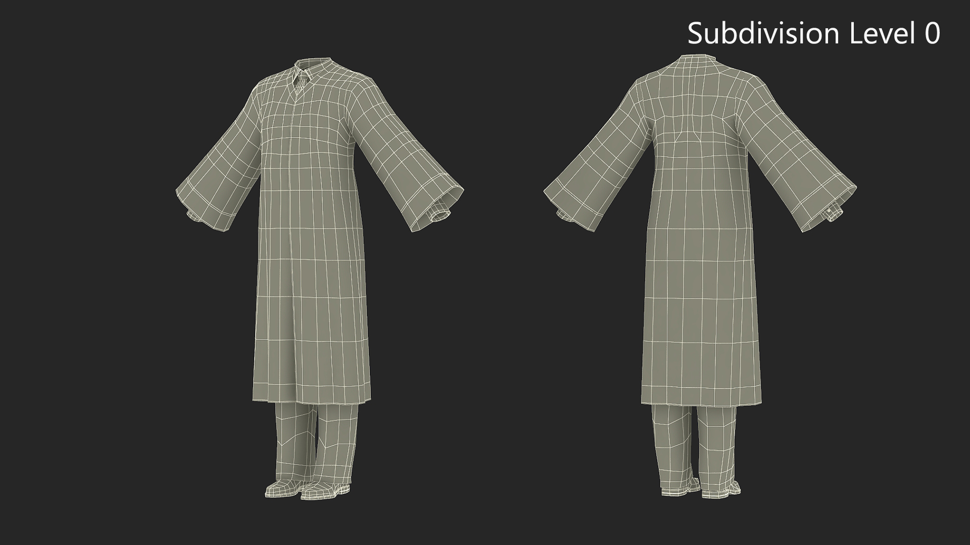 3D model Judge Traditional Clothes