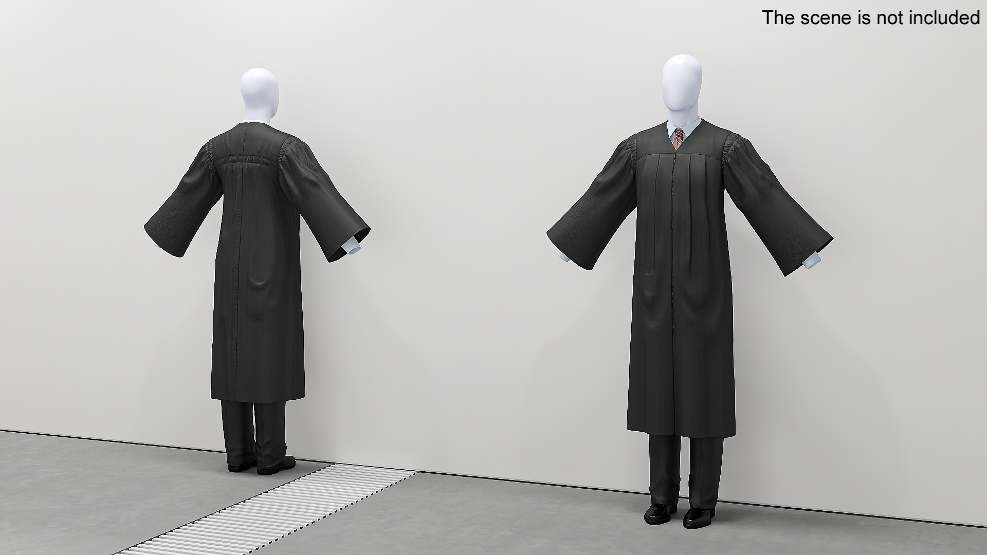 3D model Judge Traditional Clothes