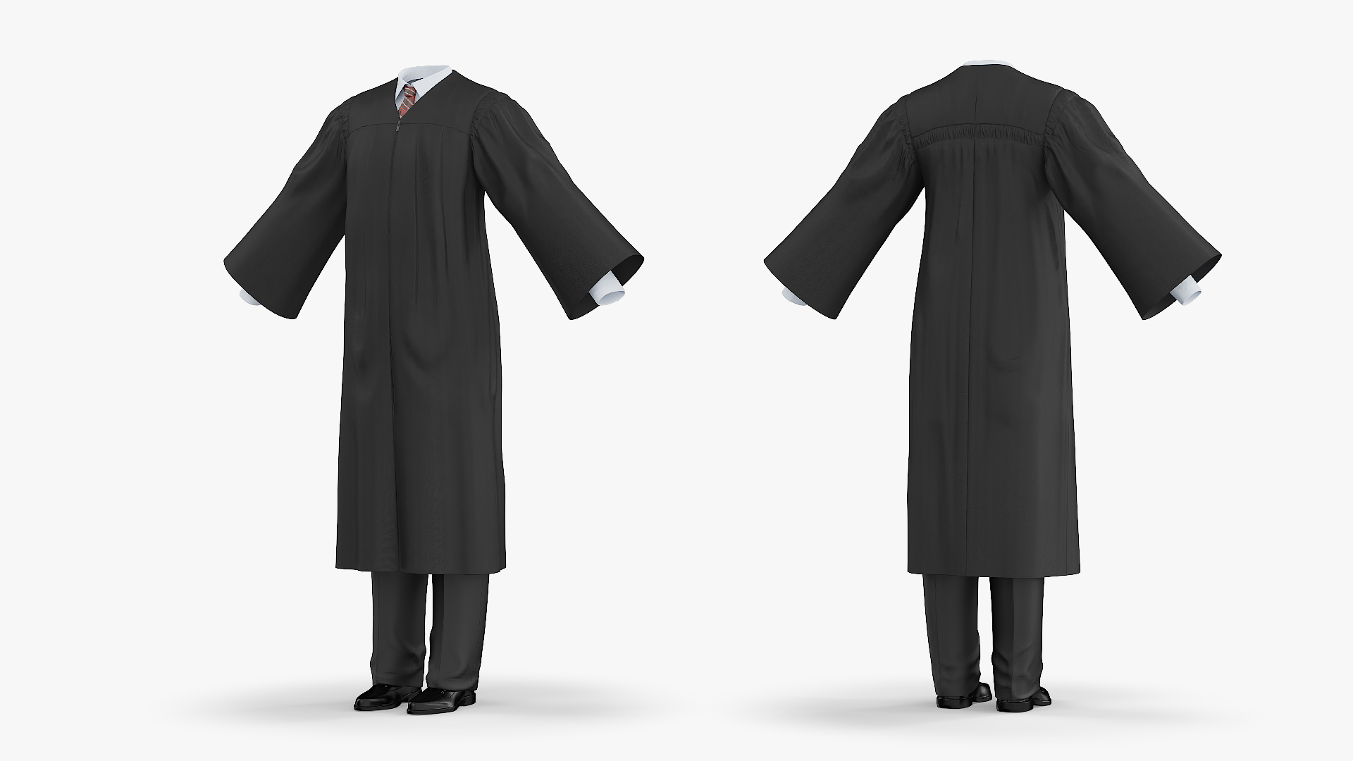 3D model Judge Traditional Clothes